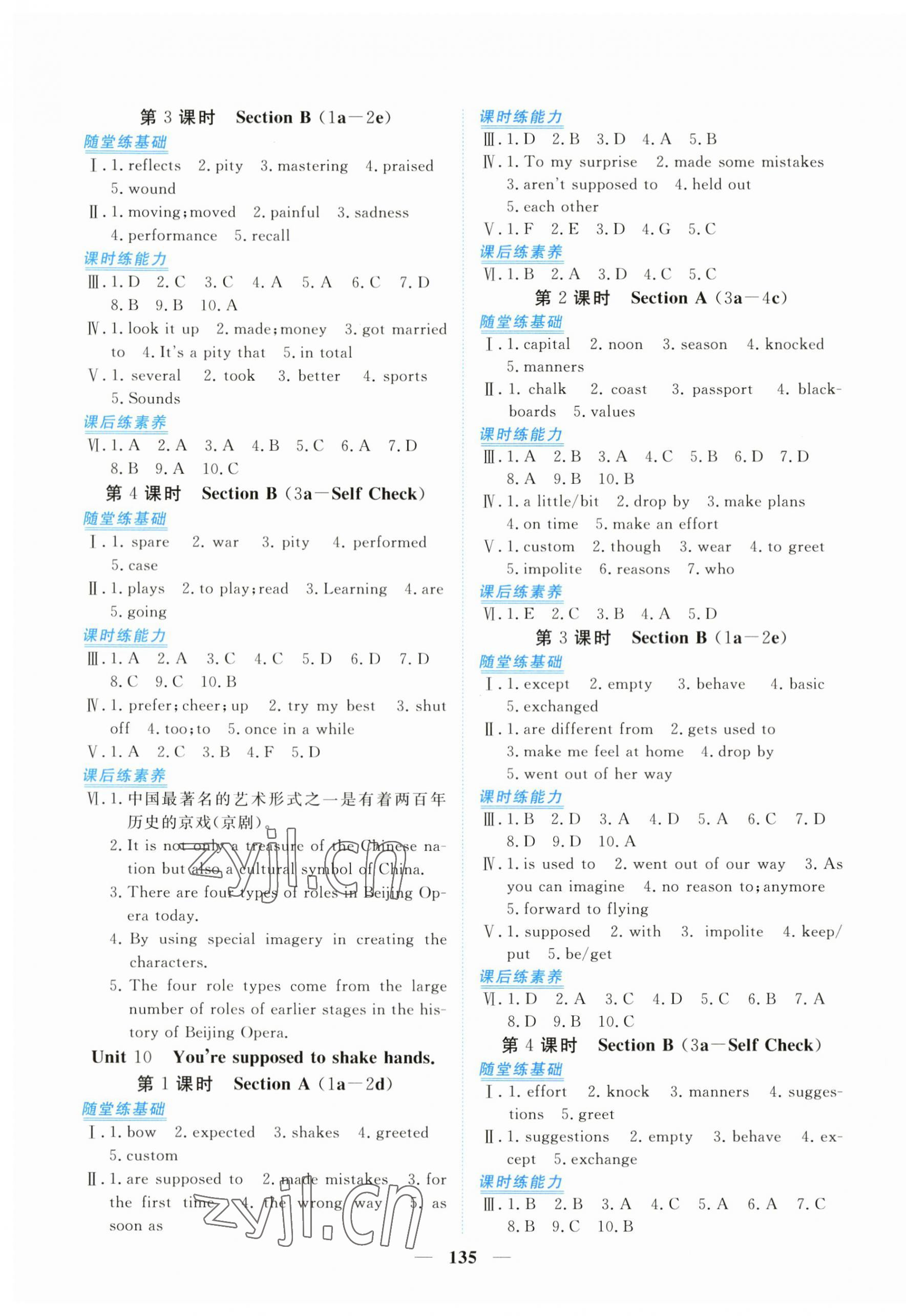 2023年新坐標(biāo)同步練習(xí)九年級(jí)英語全一冊(cè)人教版青海專用 第7頁