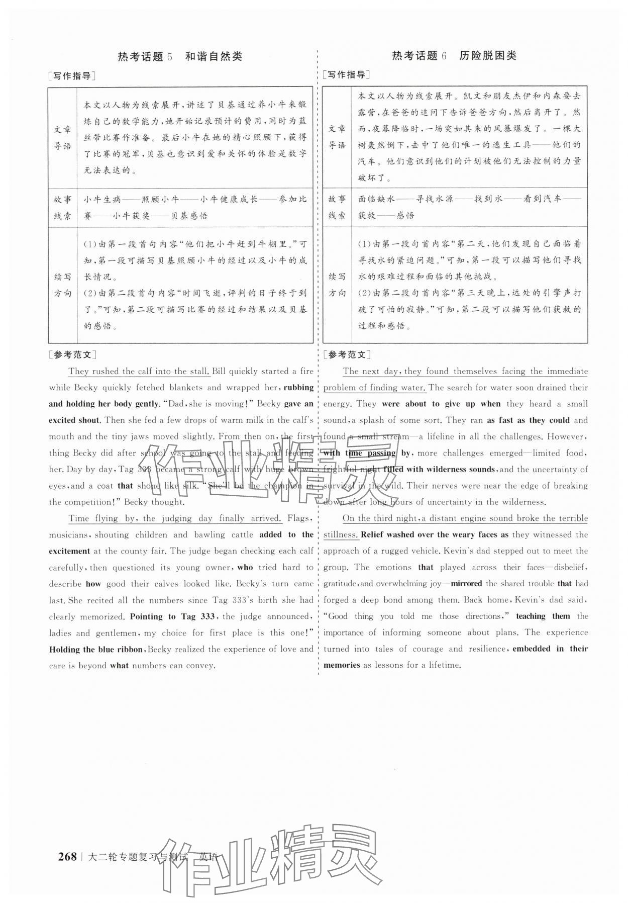 2025年高考領(lǐng)航英語(yǔ)大二輪專題復(fù)習(xí)與測(cè)試 參考答案第14頁(yè)