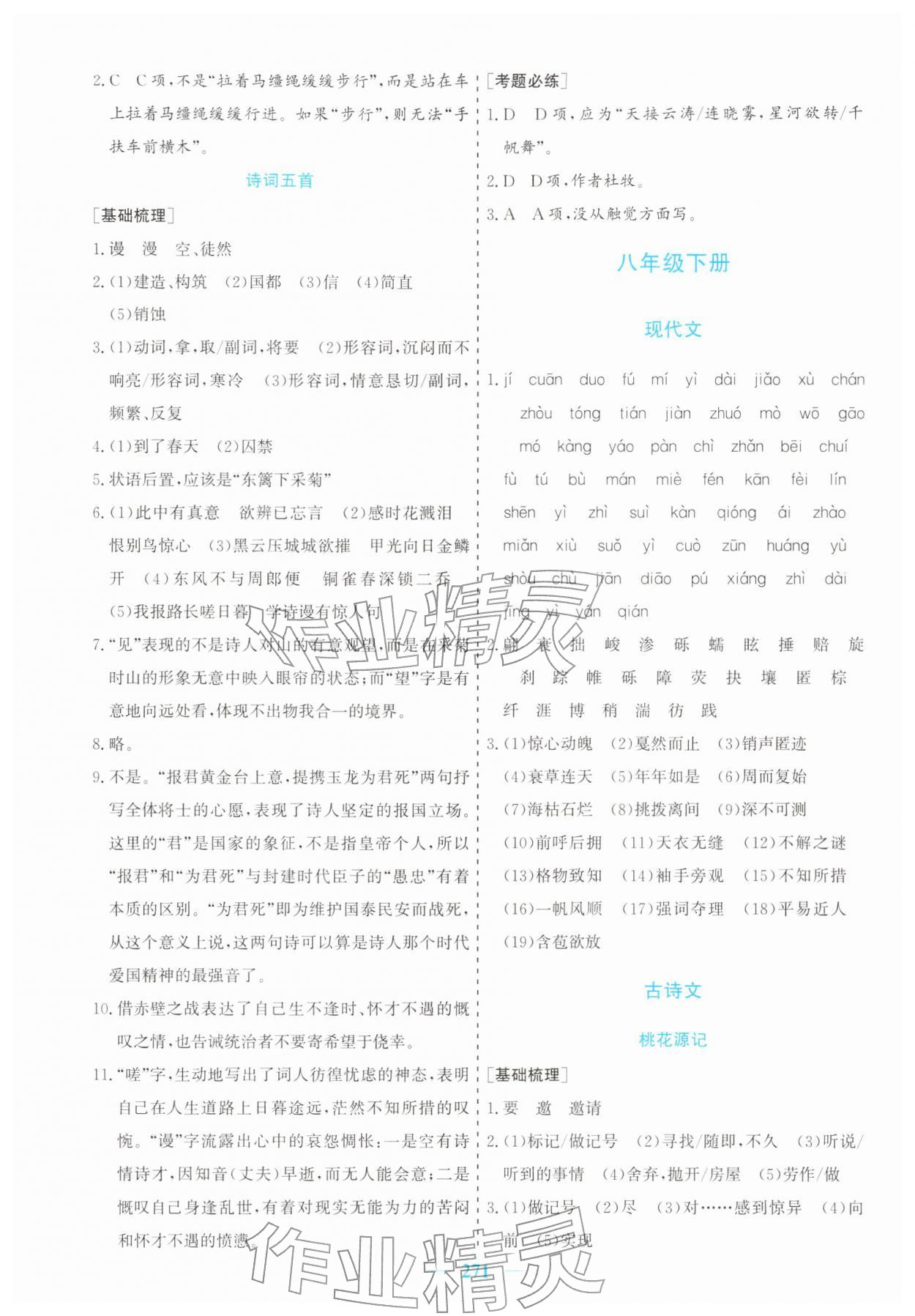 2026年点金考案语文中考&nbsp;第11页