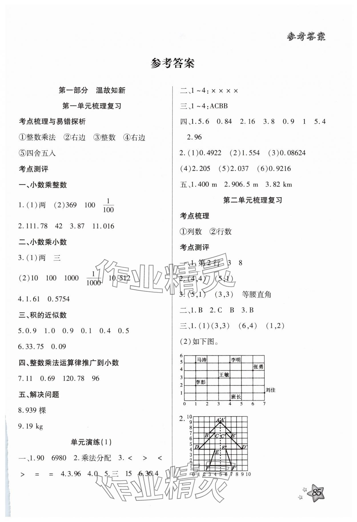 2025年輕松總復(fù)習(xí)假期作業(yè)五年級數(shù)學(xué) 第1頁