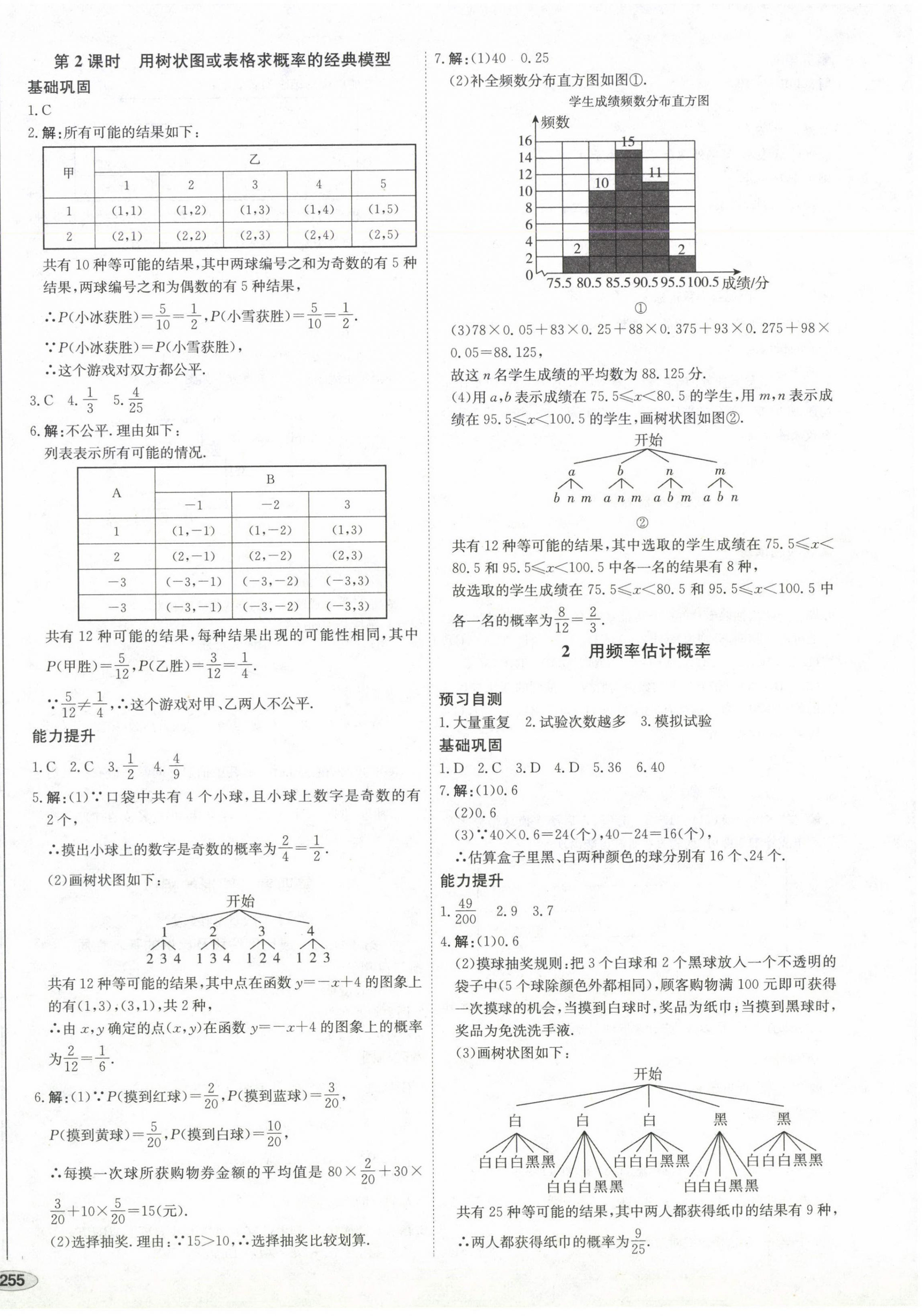 2024年中考檔案初中同步學(xué)案導(dǎo)學(xué)九年級(jí)數(shù)學(xué)全一冊(cè)北師大版青島專版 第18頁(yè)