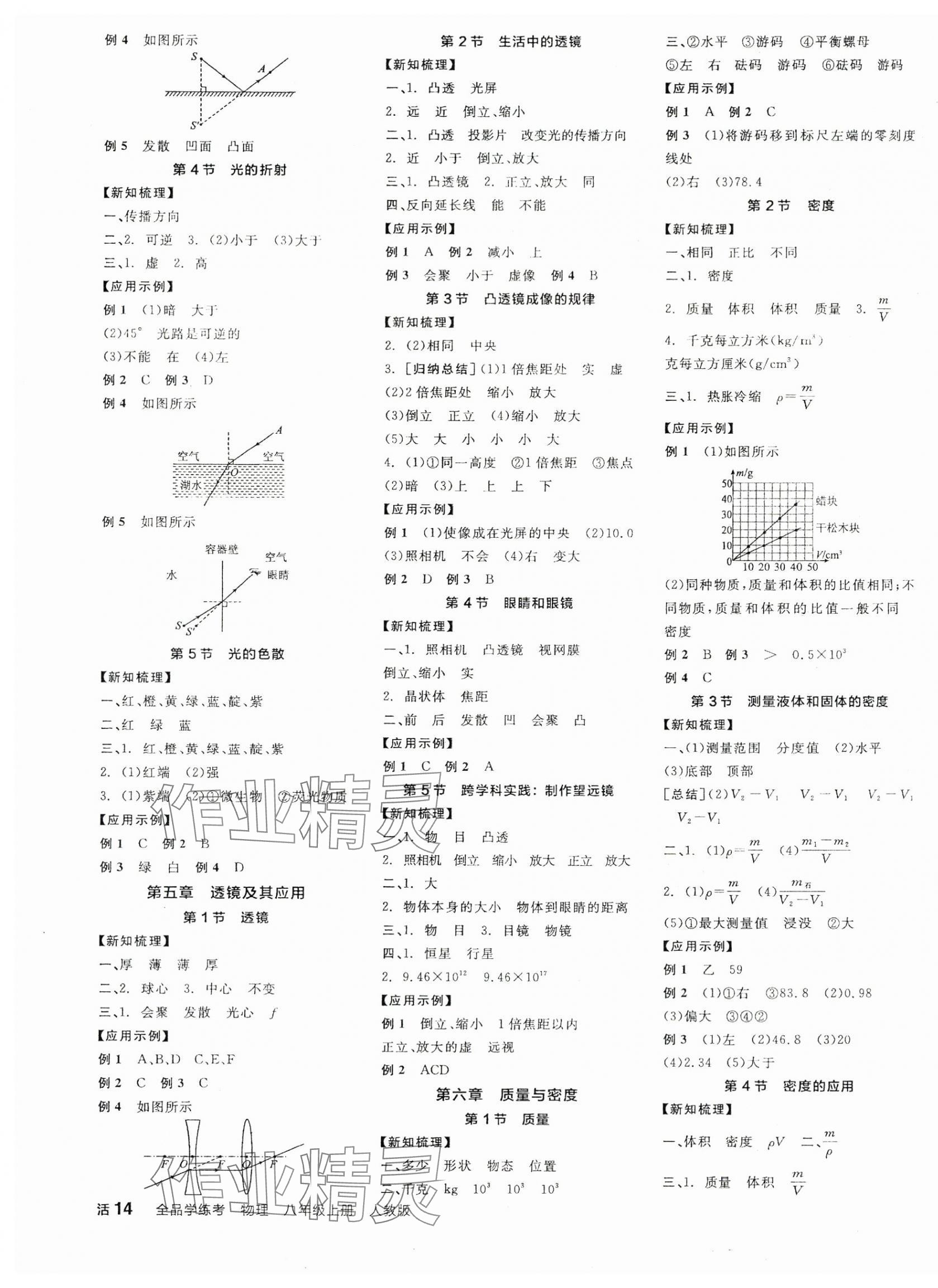 2025年全品學(xué)練考八年級物理上冊人教版 第3頁