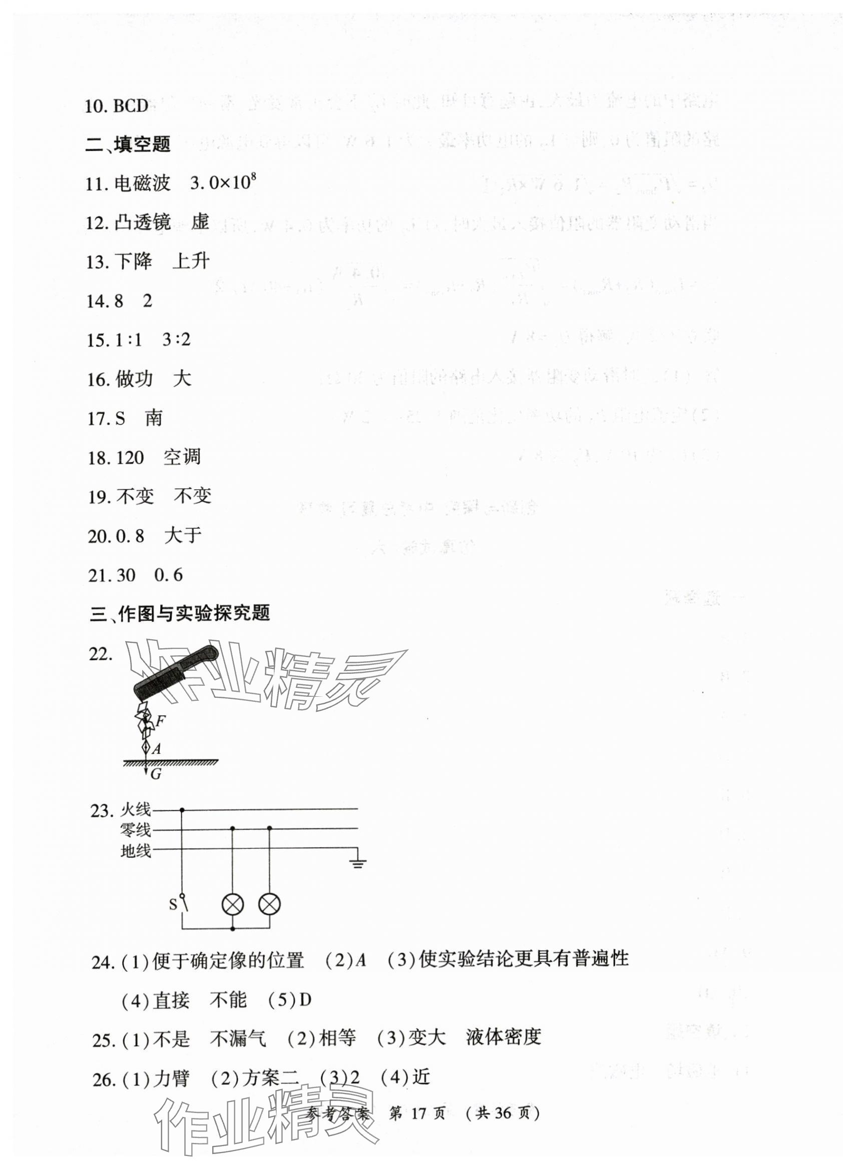 2025年創(chuàng)新與探究中考總復習物理 第17頁