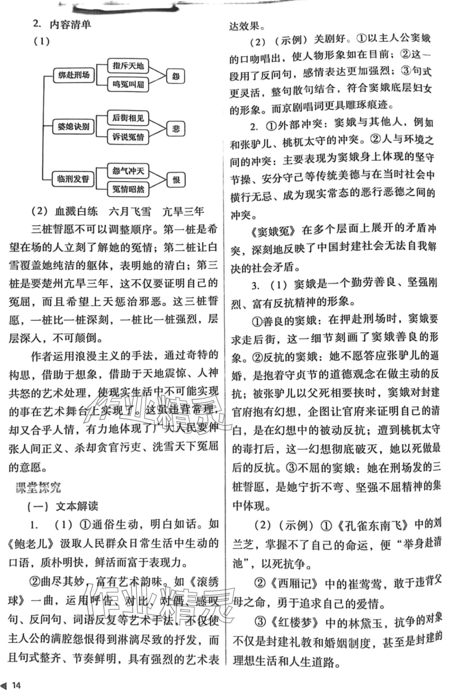 2024年普通高中新課程同步練習(xí)冊高一語文必修下冊人教版 第14頁