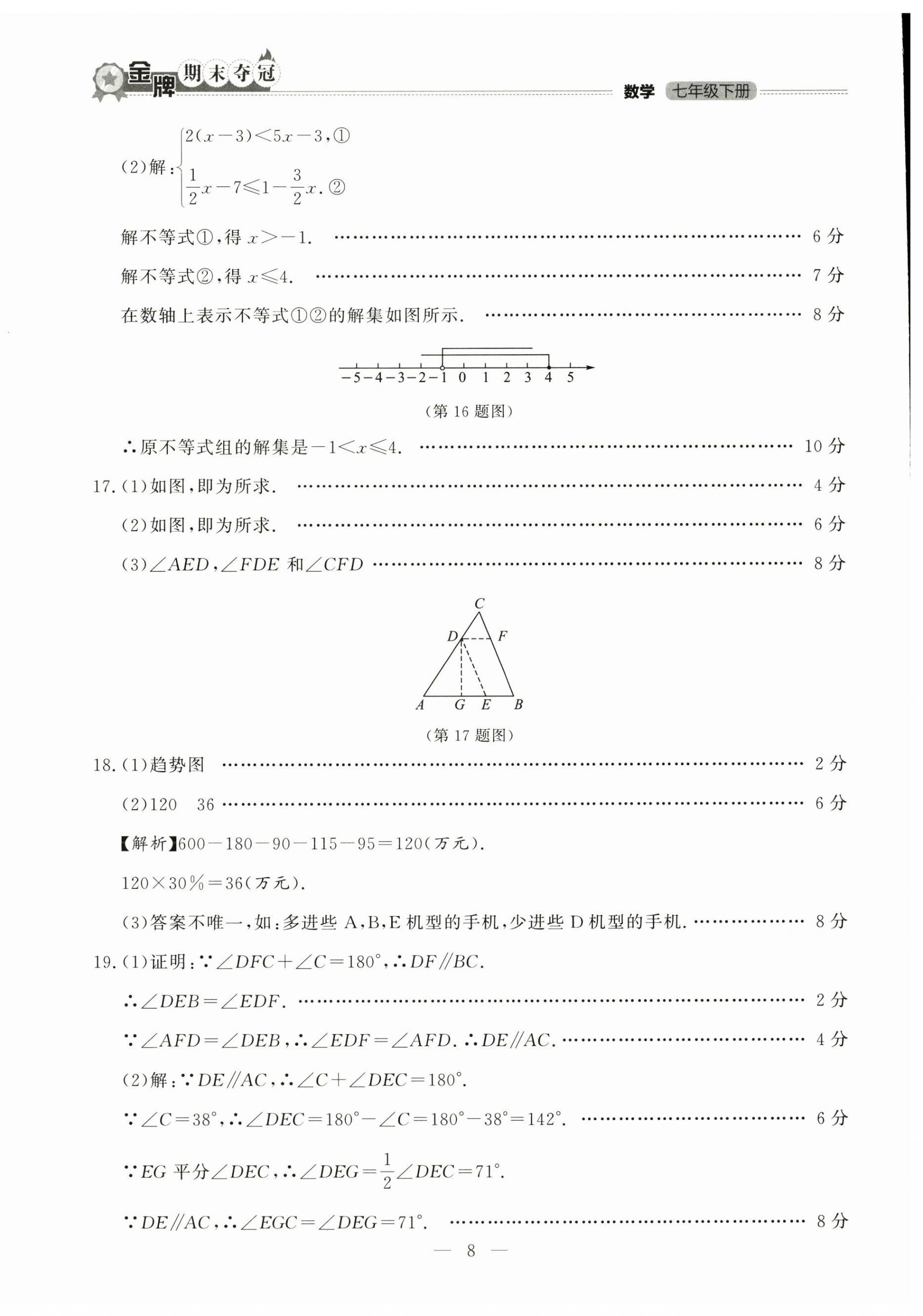 2025年金牌期末奪冠七年級英語下冊外研版遼寧專版 第8頁