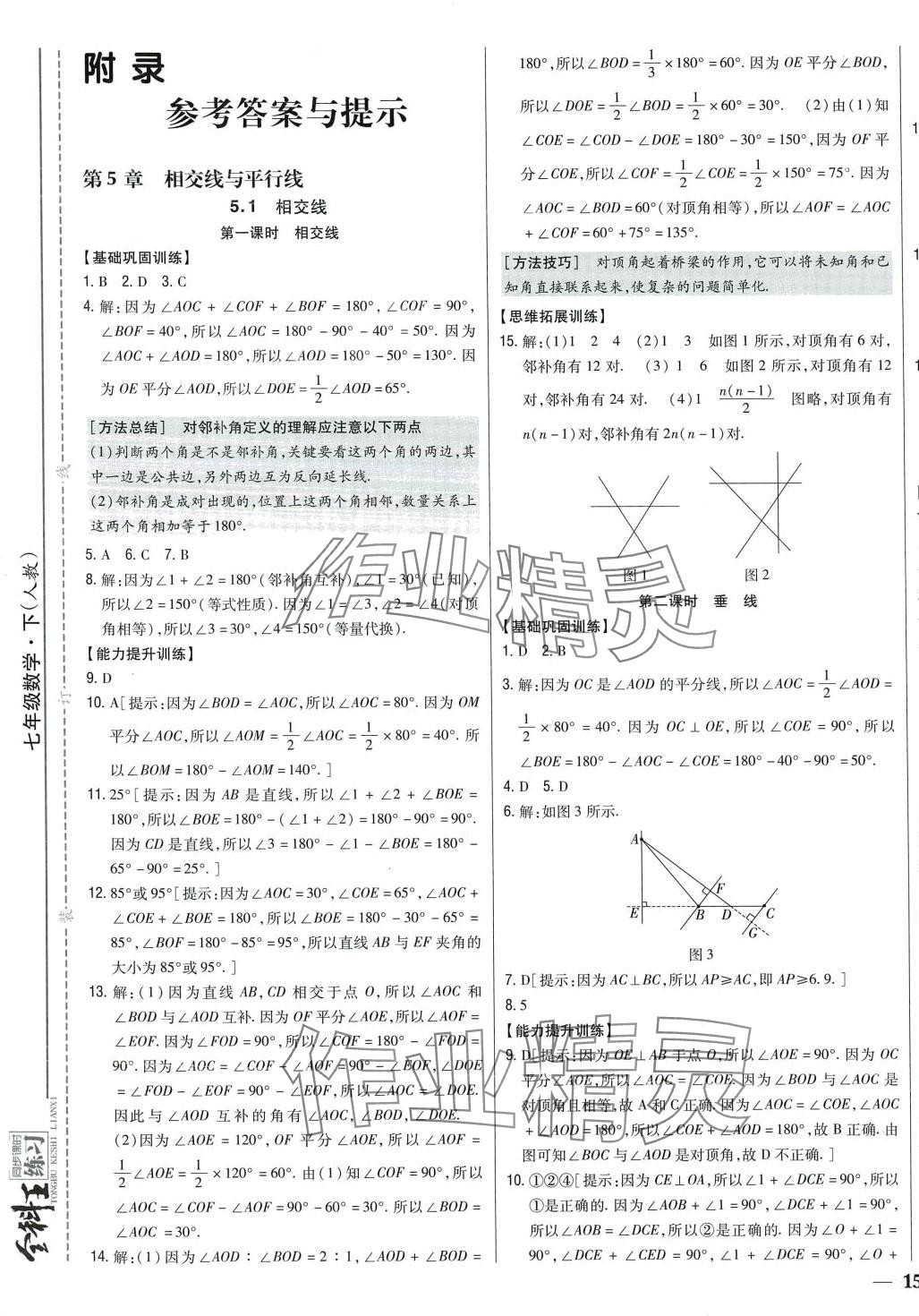 2024年全科王同步课时练习七年级数学下册人教版 第3页