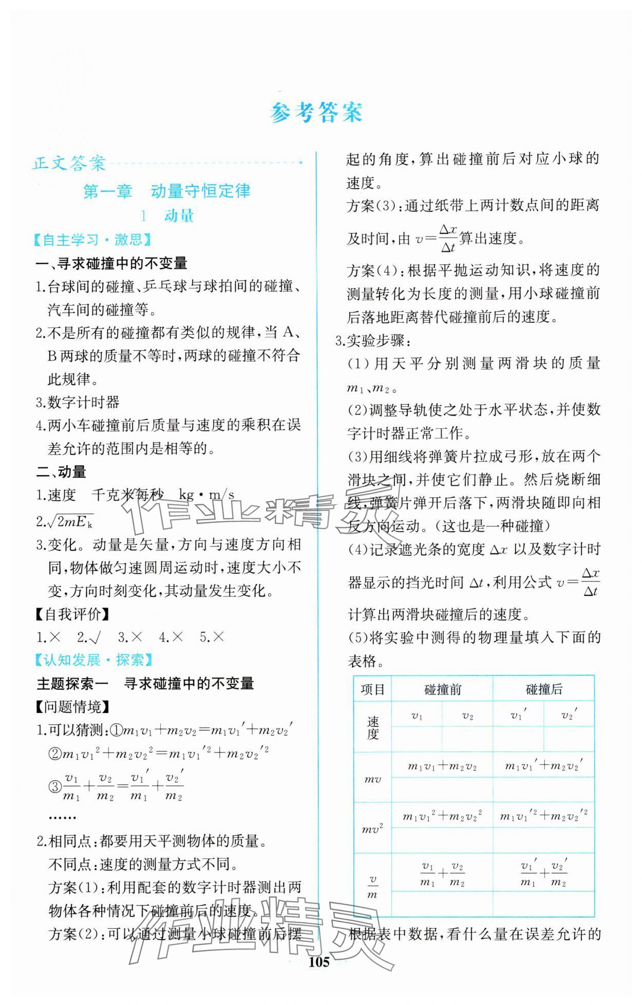 2023年同步解析與測評課時練人民教育出版社高中物理選擇性必修第一冊人教版 第1頁