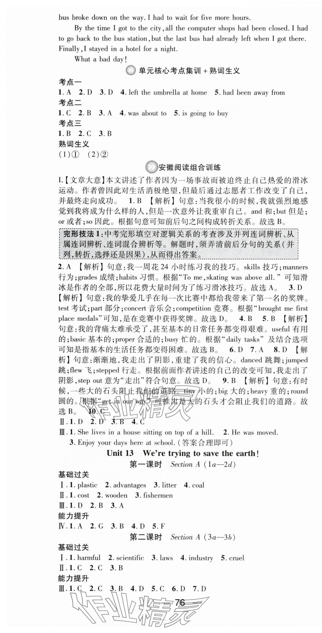 2025年精英新课堂九年级英语下册人教版安徽专版 第4页