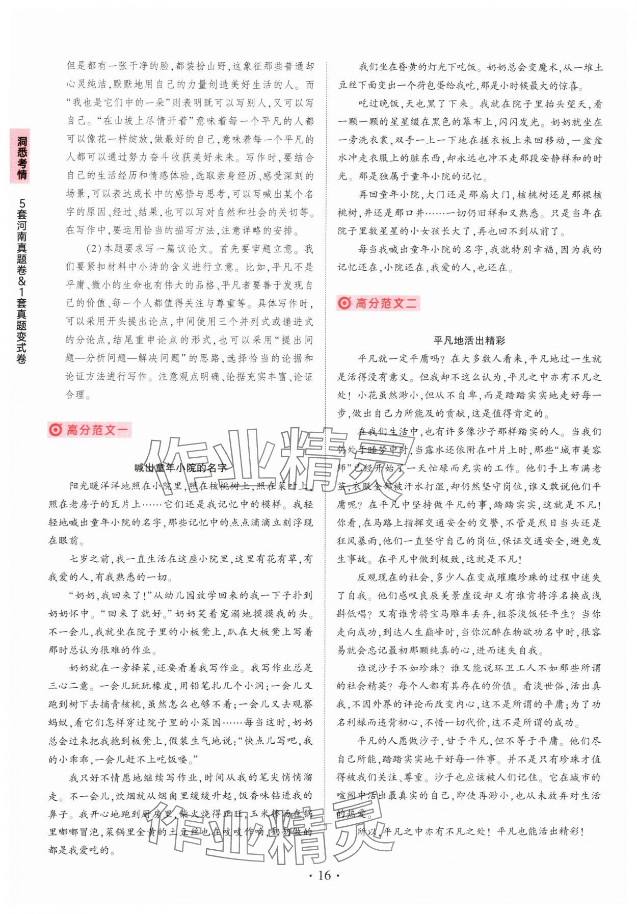 2025年鼎成中考河南中考真题汇编语文中考&nbsp;第16页