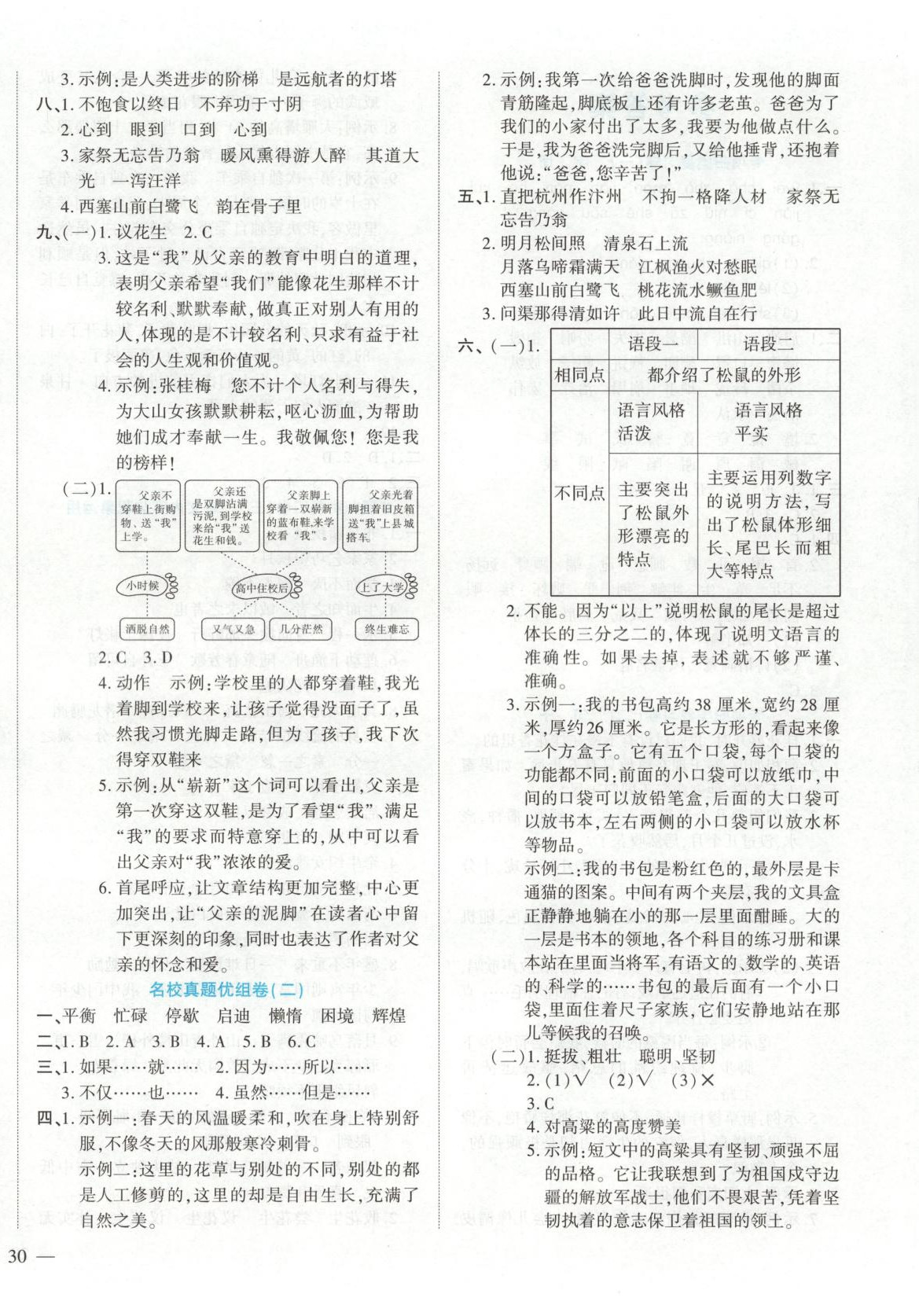 2025年期末冲刺优选卷五年级语文上册人教版 第2页