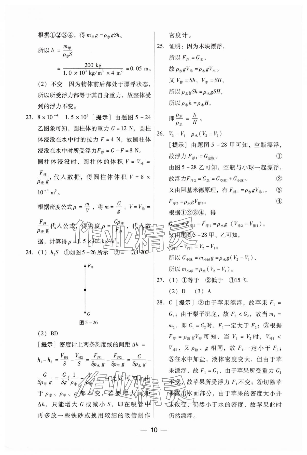 2025年新編中考物理專題復(fù)習(xí)能力提升 第10頁