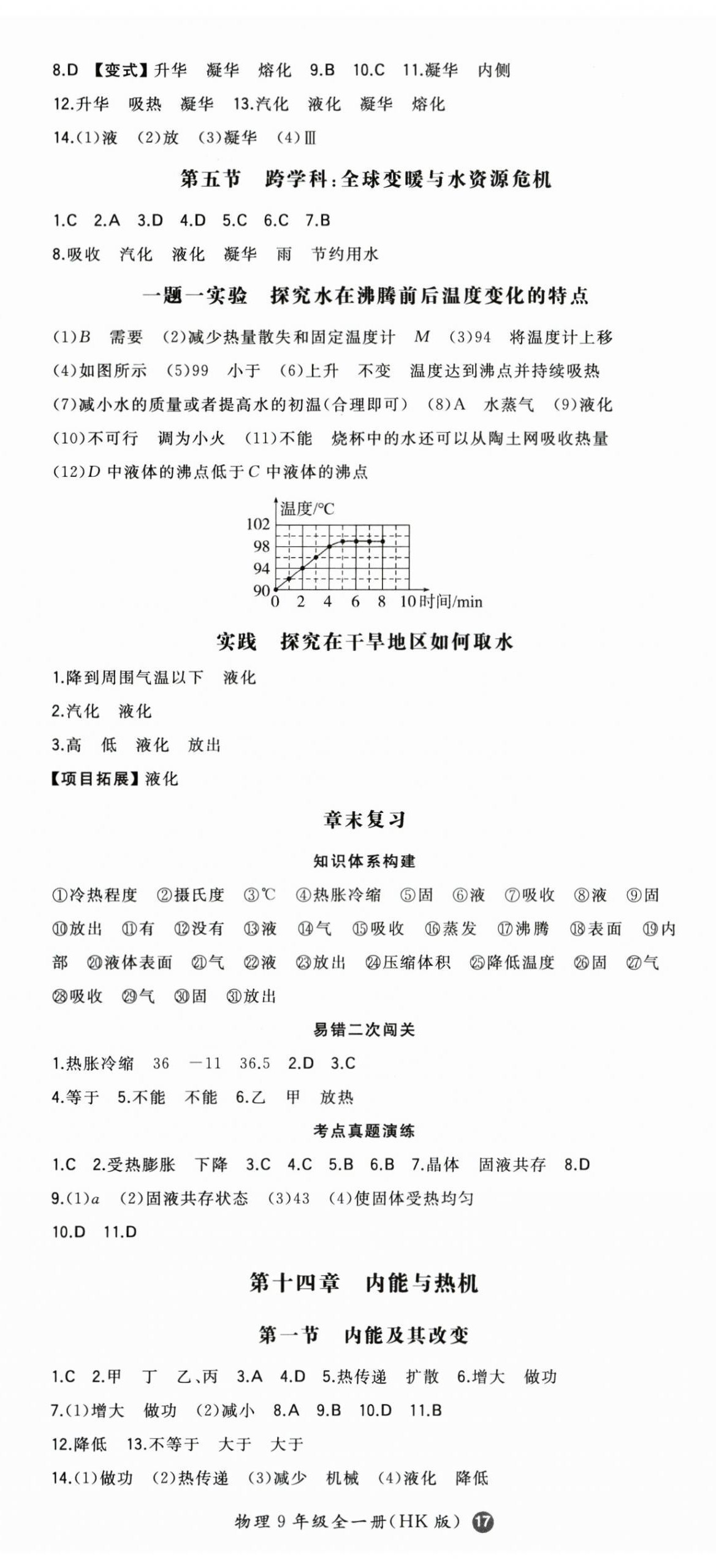 2025年一本初中物理九年級(jí)全一冊(cè)滬科版 第2頁(yè)