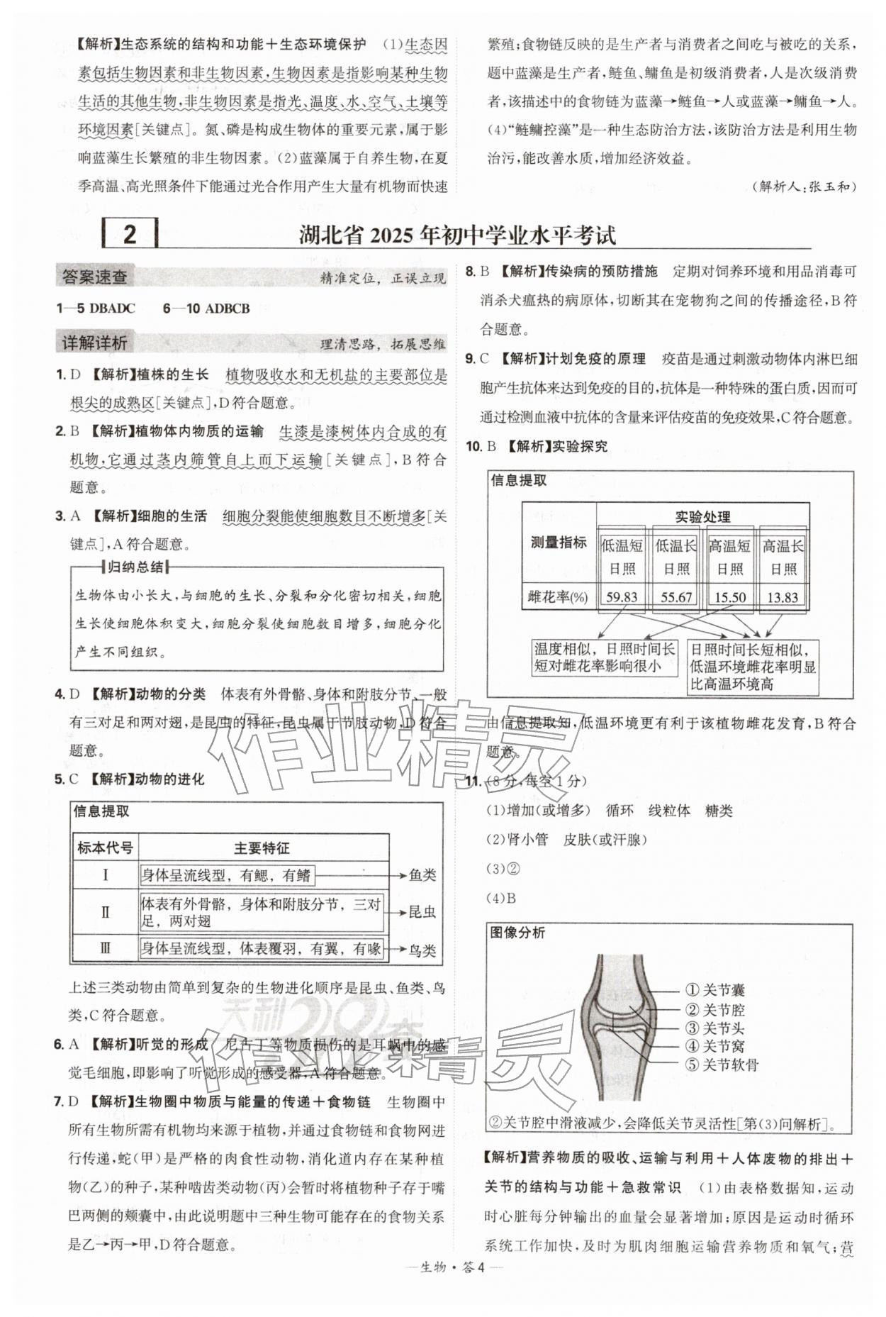2026年天利38套新课标全国中考试题精选生物 第4页