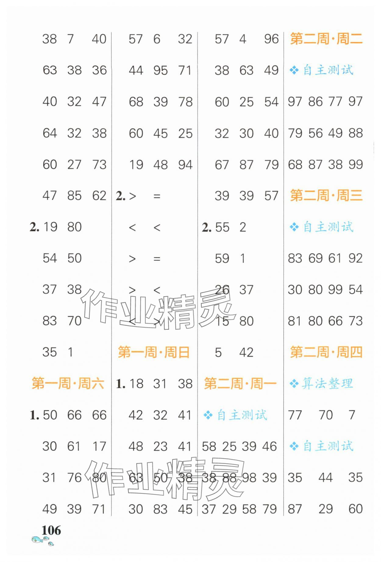 2024年小學(xué)學(xué)霸天天計(jì)算二年級(jí)數(shù)學(xué)上冊(cè)人教版廣東專(zhuān)版 第2頁(yè)