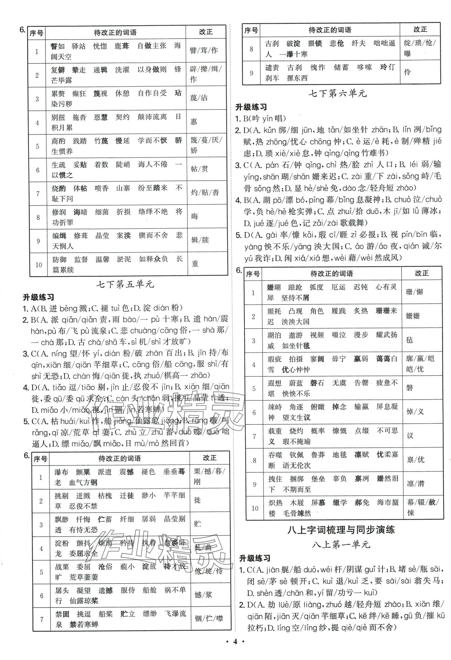 2024年精準初中語文一本通 第4頁