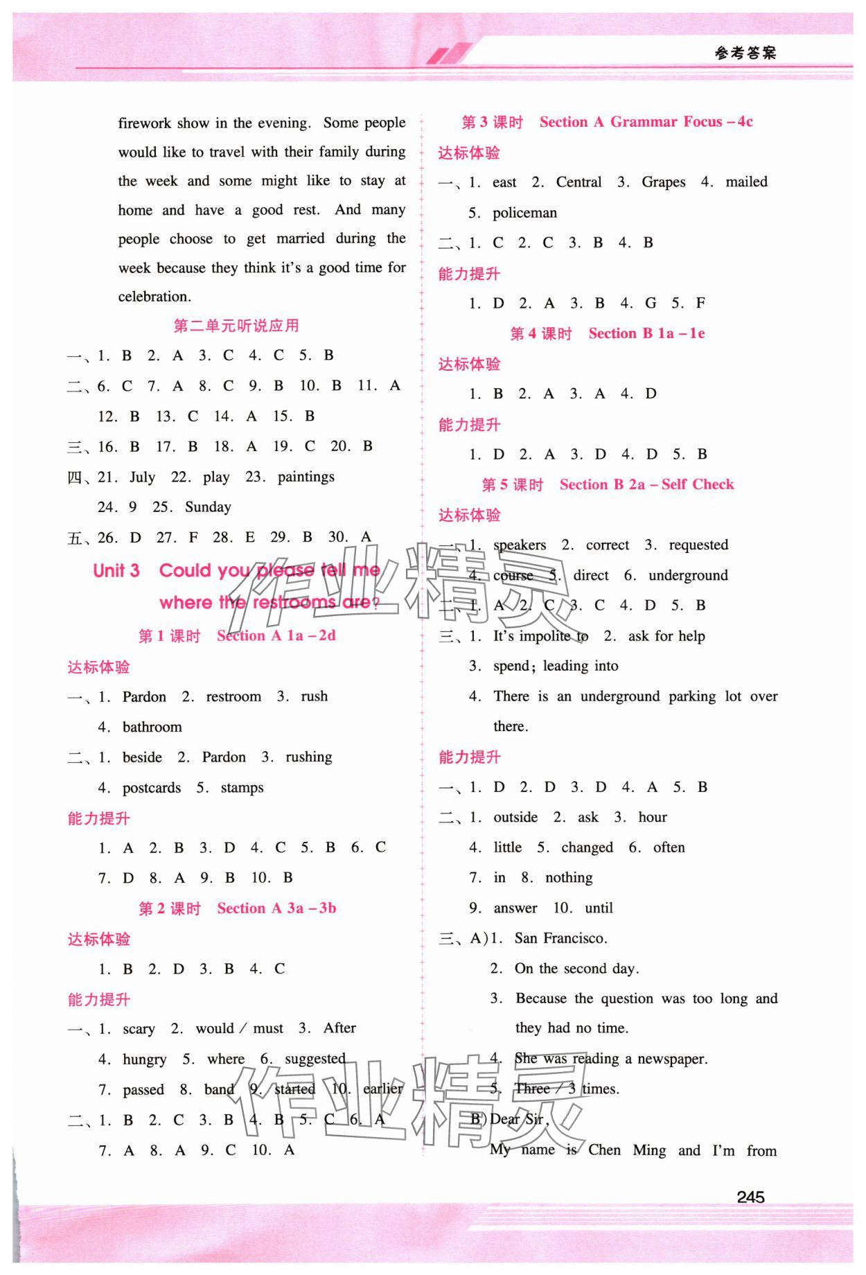 2024年新課程學(xué)習(xí)輔導(dǎo)九年級英語全一冊人教版 第3頁