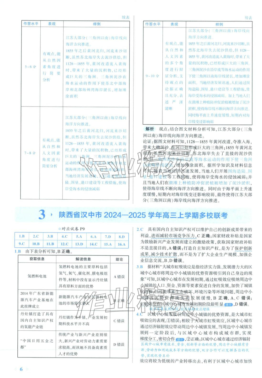 2026年53金卷优选卷汇编高中地理陕晋青宁专版&nbsp;第6页