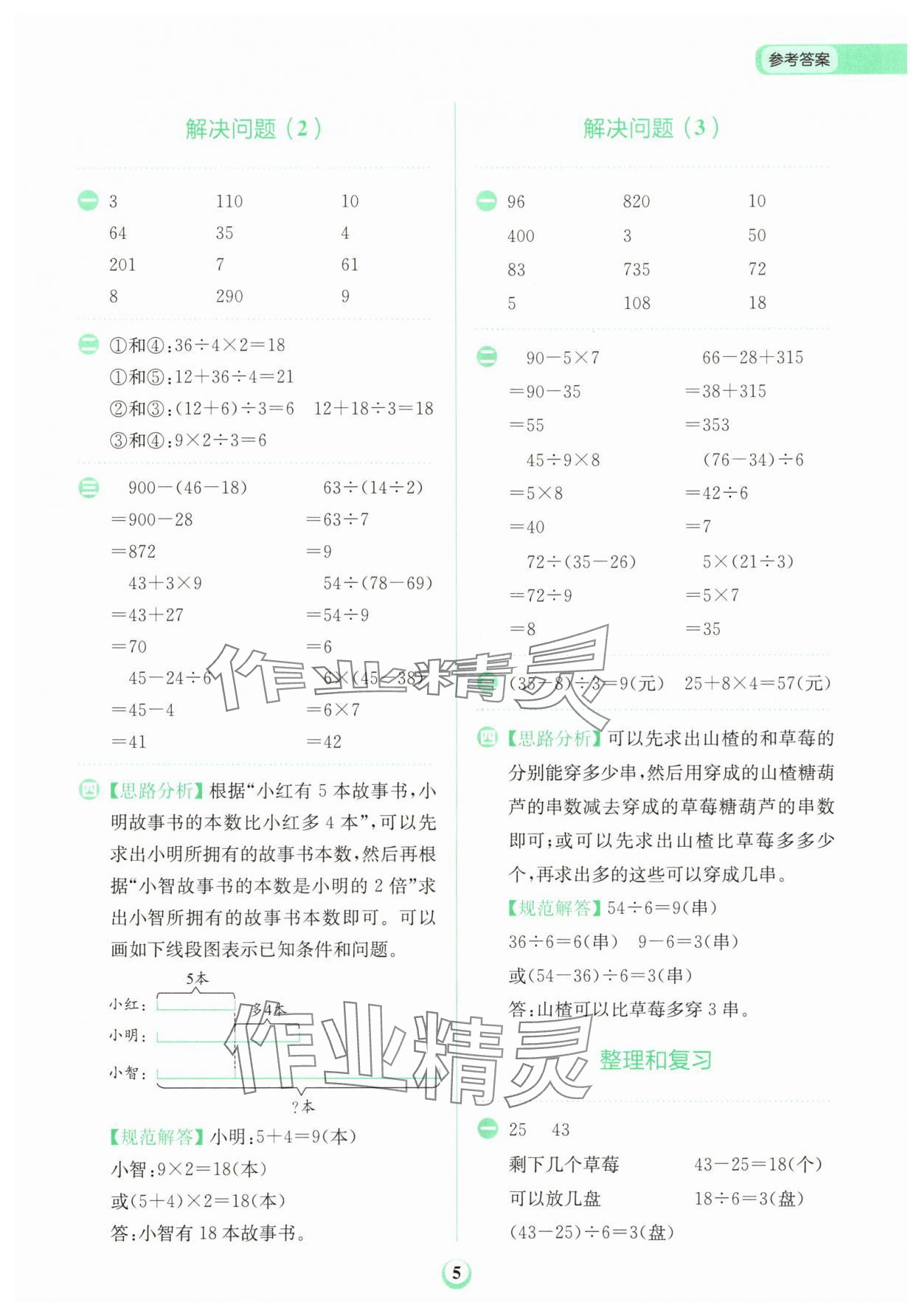 2025年金牛耳計(jì)算天天練三年級(jí)數(shù)學(xué)上冊(cè)人教版&nbsp;第5頁(yè)