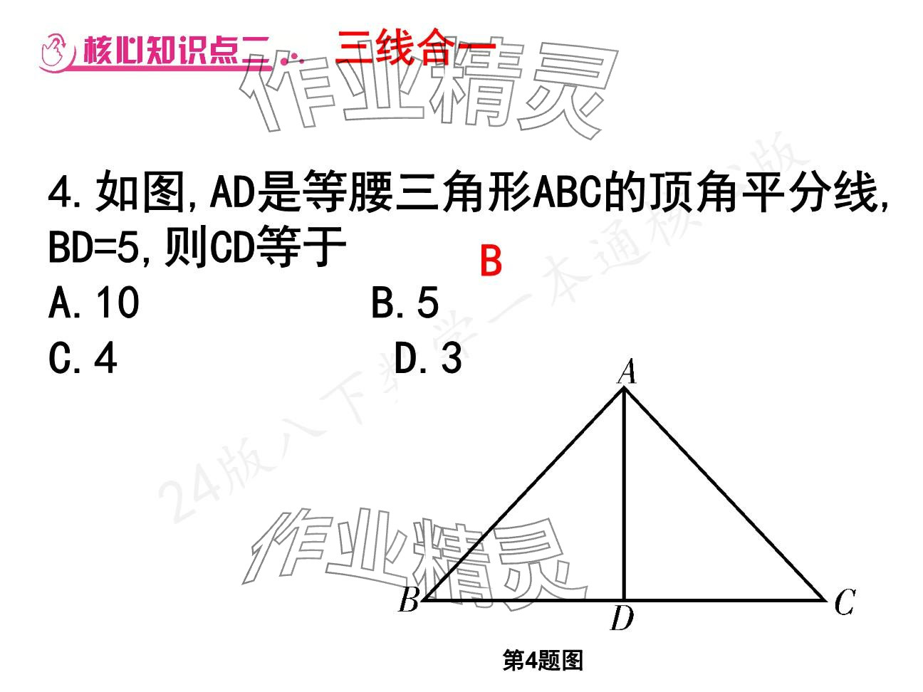 2025年一本通武漢出版社八年級數(shù)學下冊北師大版核心板 參考答案第7頁