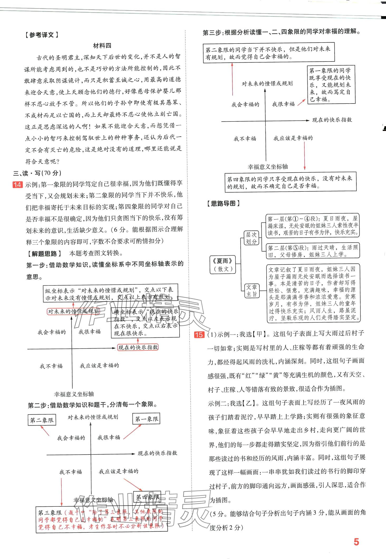 2024年金考卷中考信息卷語文山西專版 第4頁