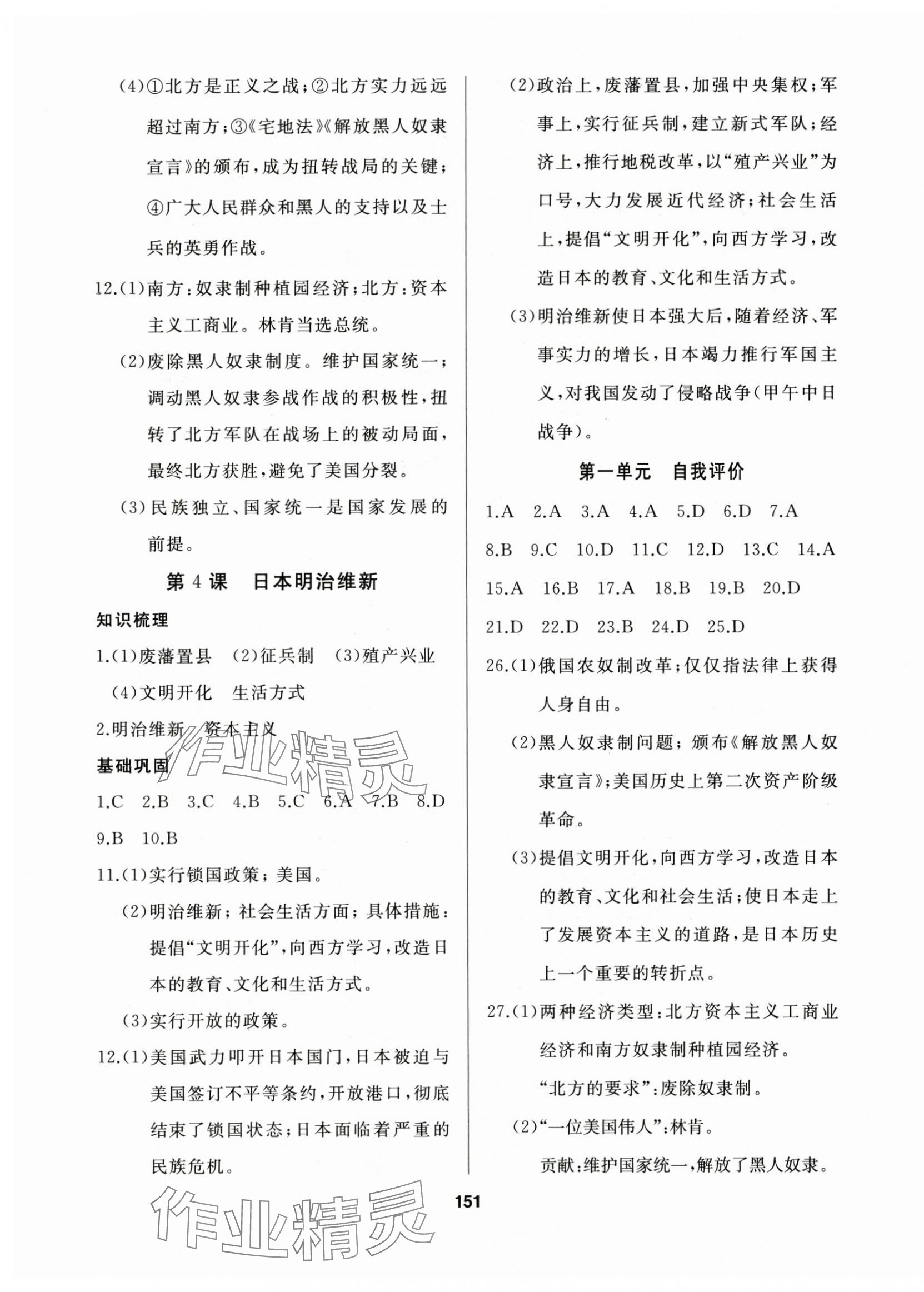 2025年試題優(yōu)化課堂同步九年級(jí)歷史下冊(cè)人教版 第3頁