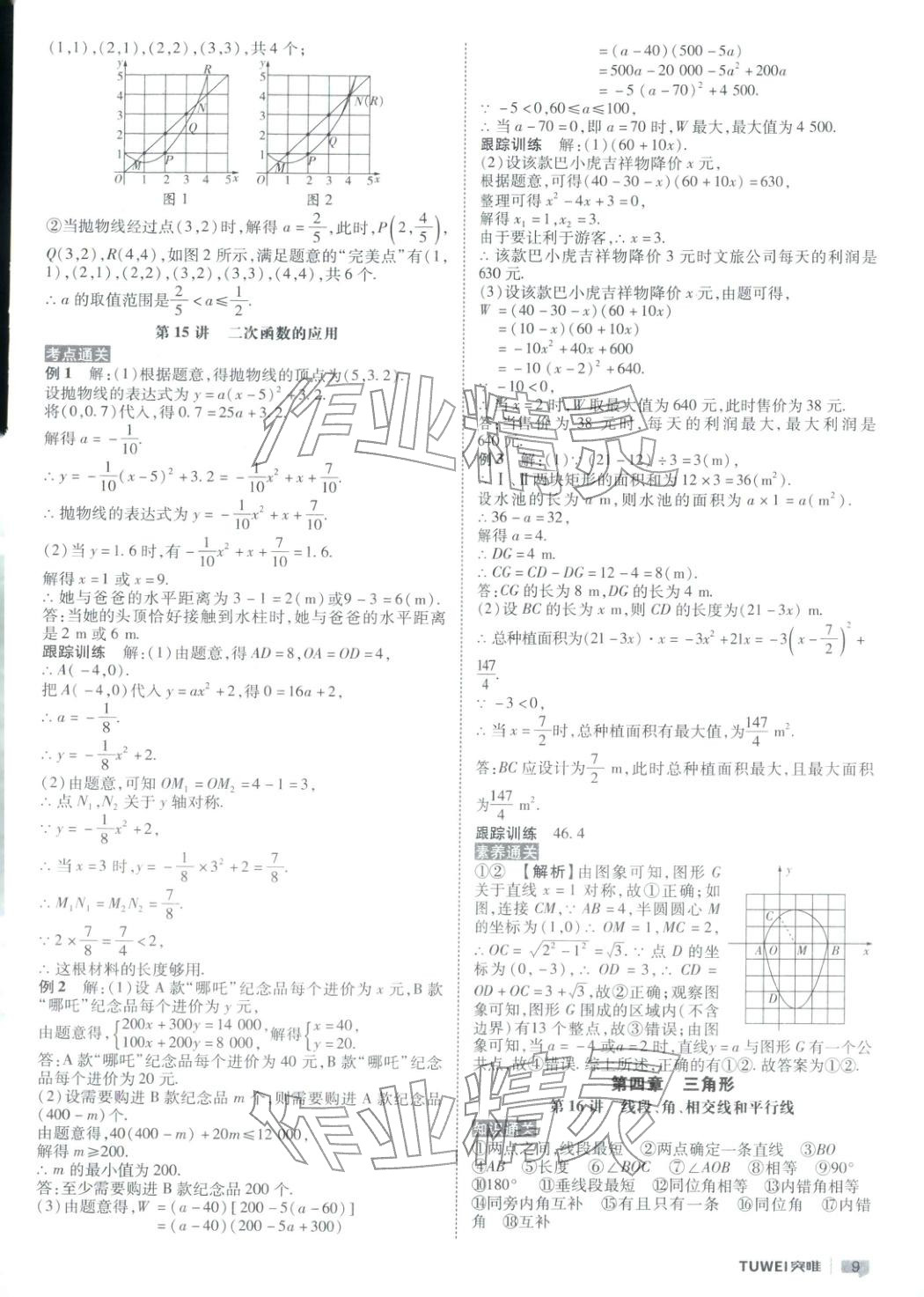 2026年突唯中考中考总复习九年级数学全一册通用版河南专版&nbsp;第9页