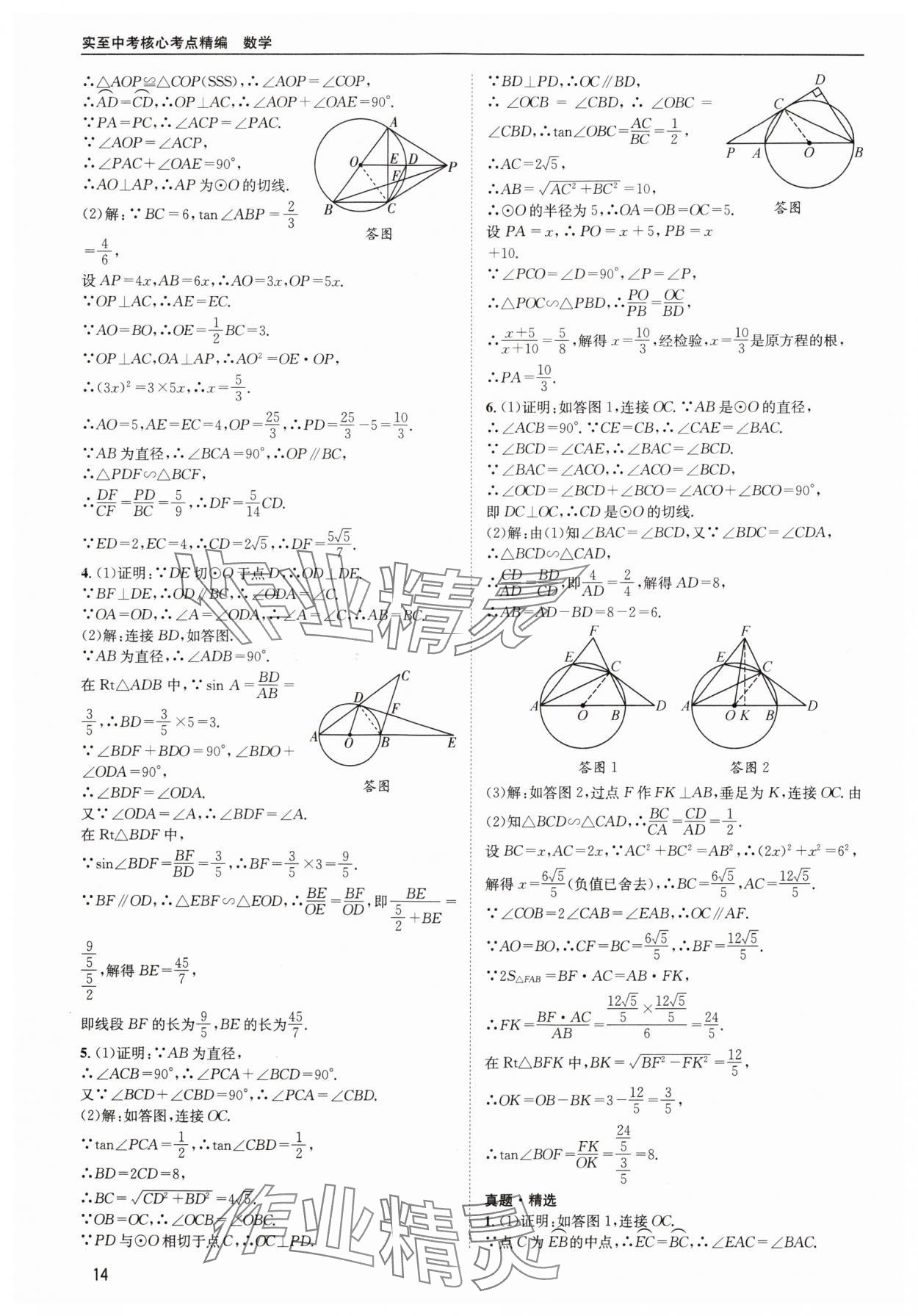 2024年中考核心考點精編數(shù)學成都專版 第14頁