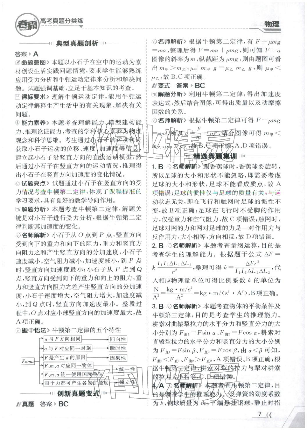 2026年卷霸高考真题分类练物理 第7页