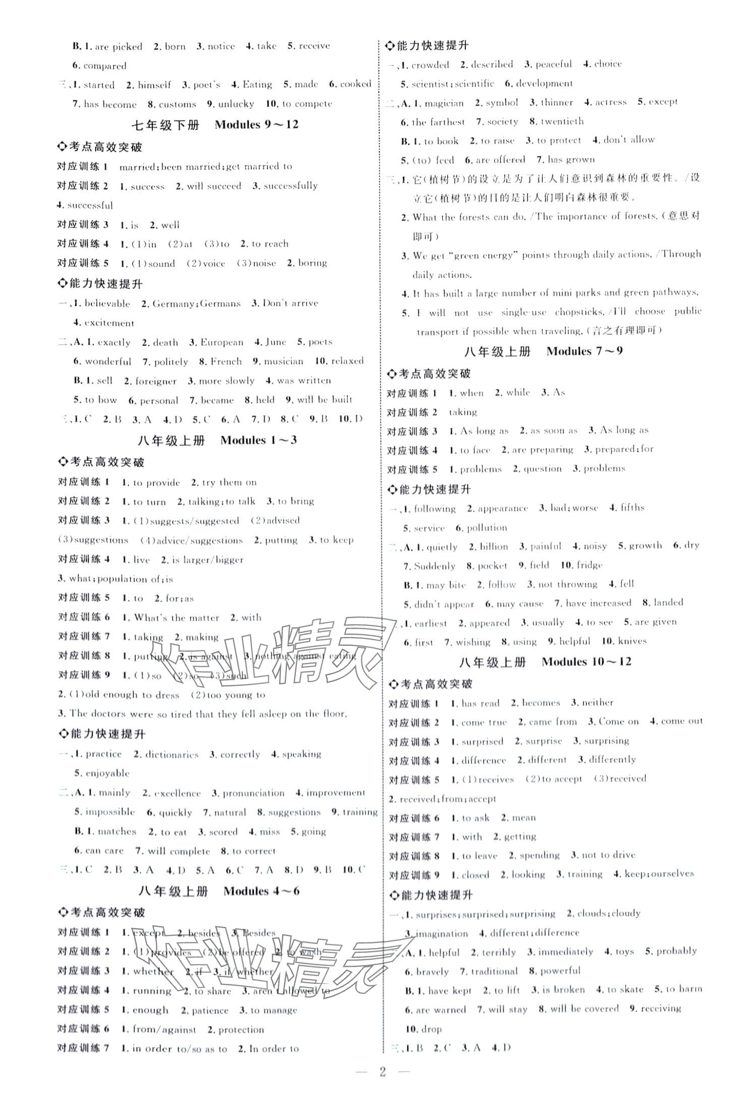 2024年全程導(dǎo)航初中總復(fù)習(xí)英語(yǔ)外研版 第2頁(yè)