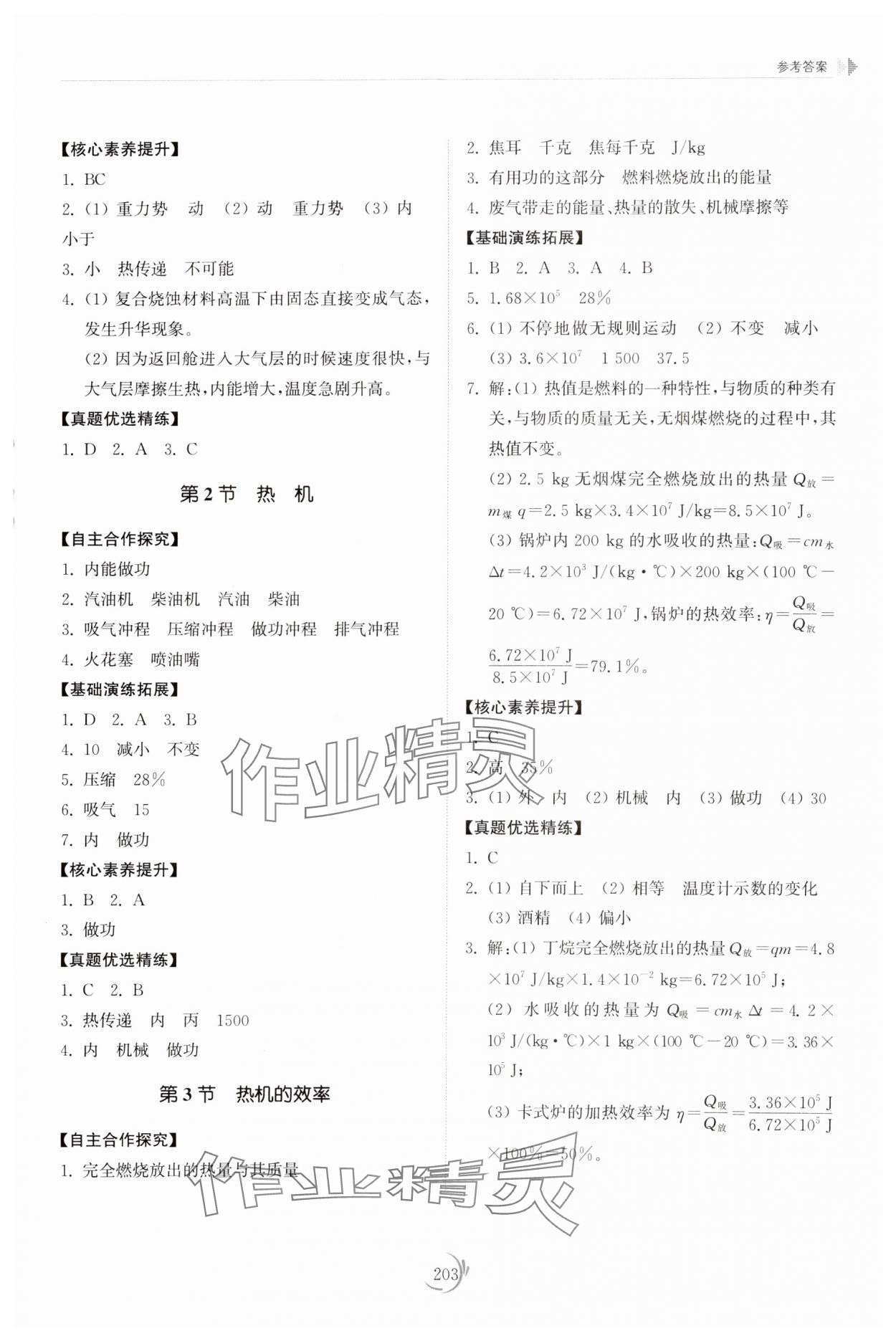2025年同步練習冊山東科學技術出版社九年級物理全一冊人教版 第3頁