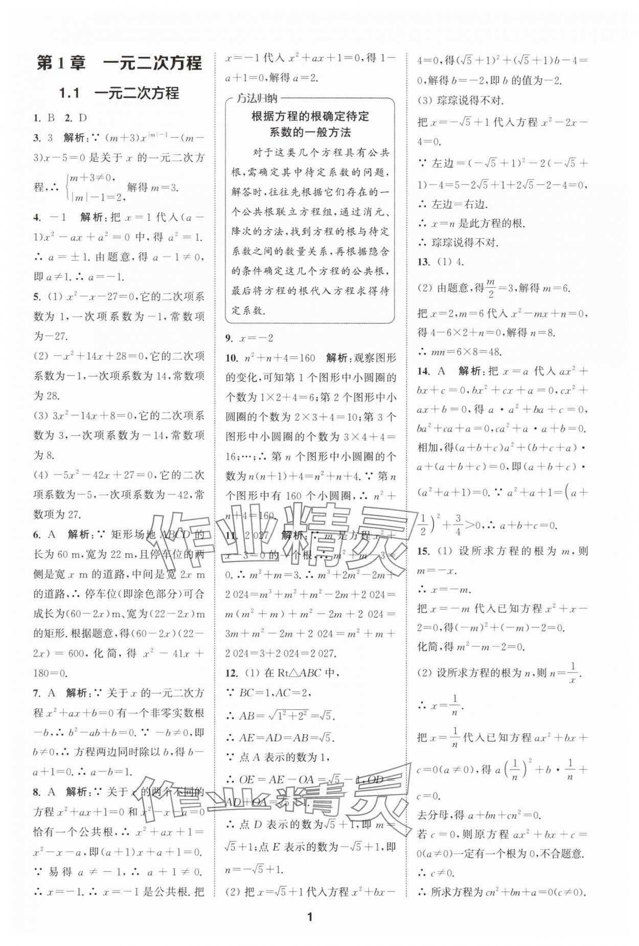 2025年拔尖特訓(xùn)九年級(jí)數(shù)學(xué)上冊蘇科版 第1頁