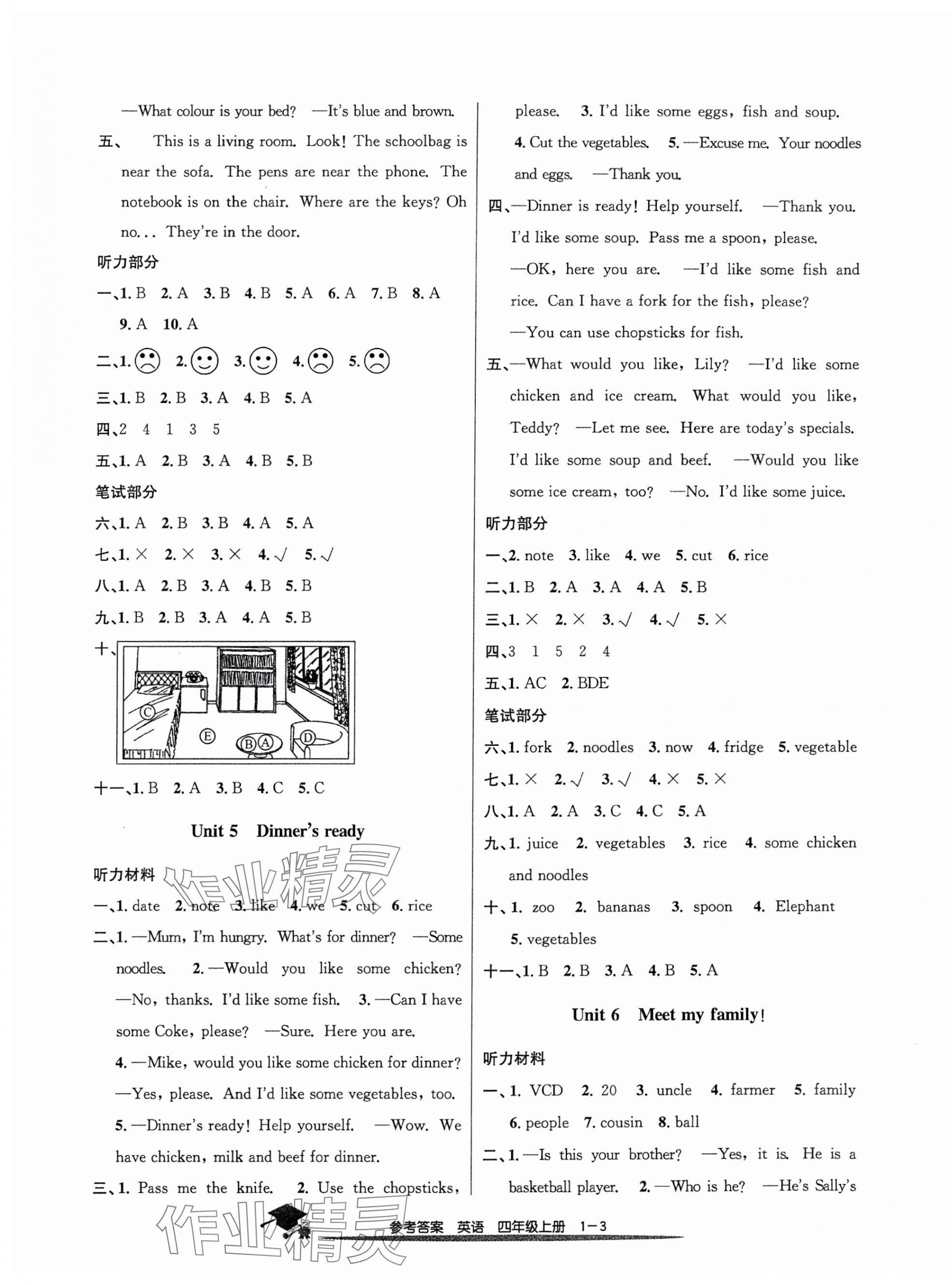 2024年期末直通車(chē)四年級(jí)英語(yǔ)上冊(cè)人教版 第3頁(yè)