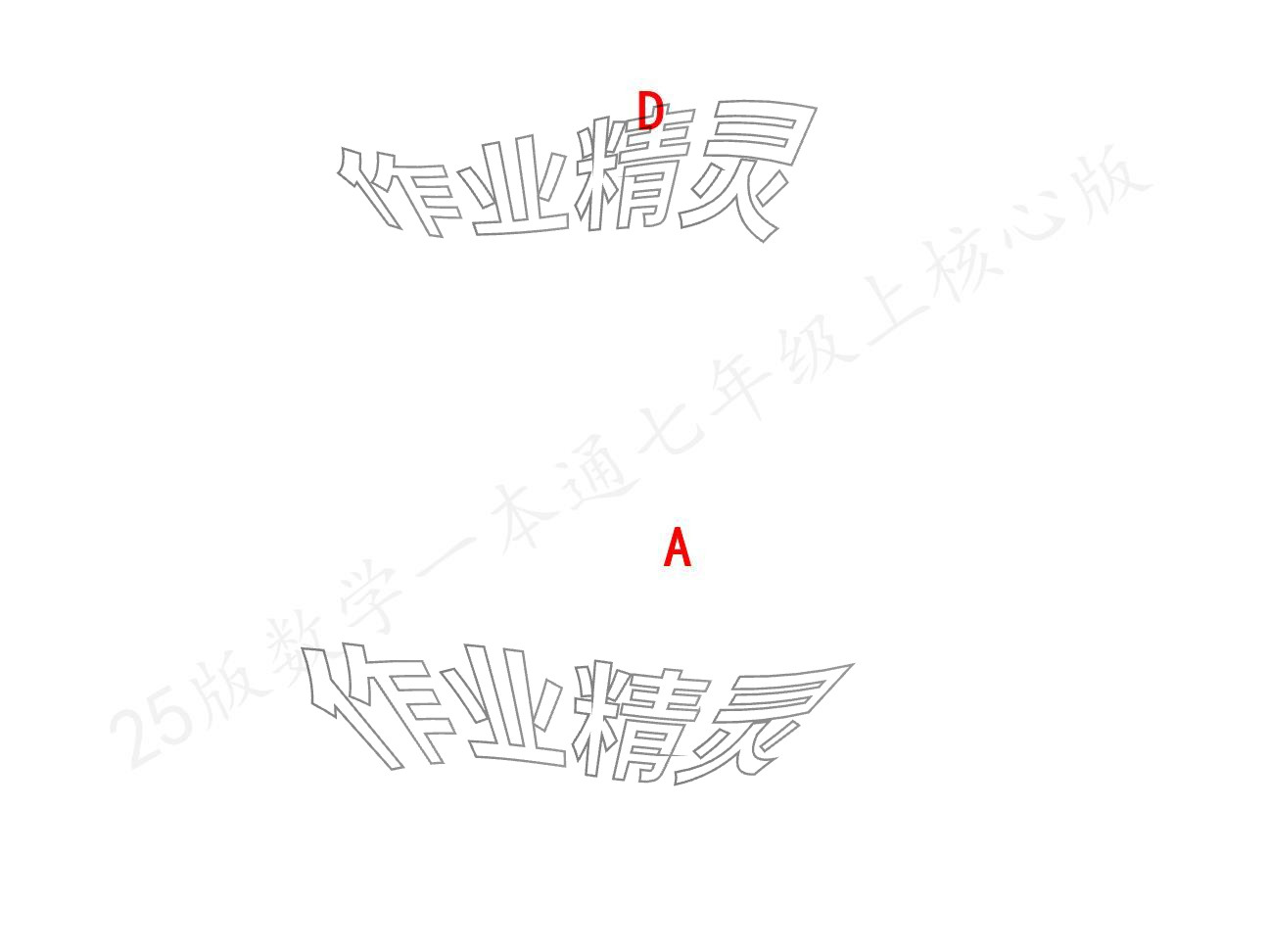 2024年一本通武漢出版社七年級數(shù)學(xué)上冊北師大版核心板 參考答案第28頁