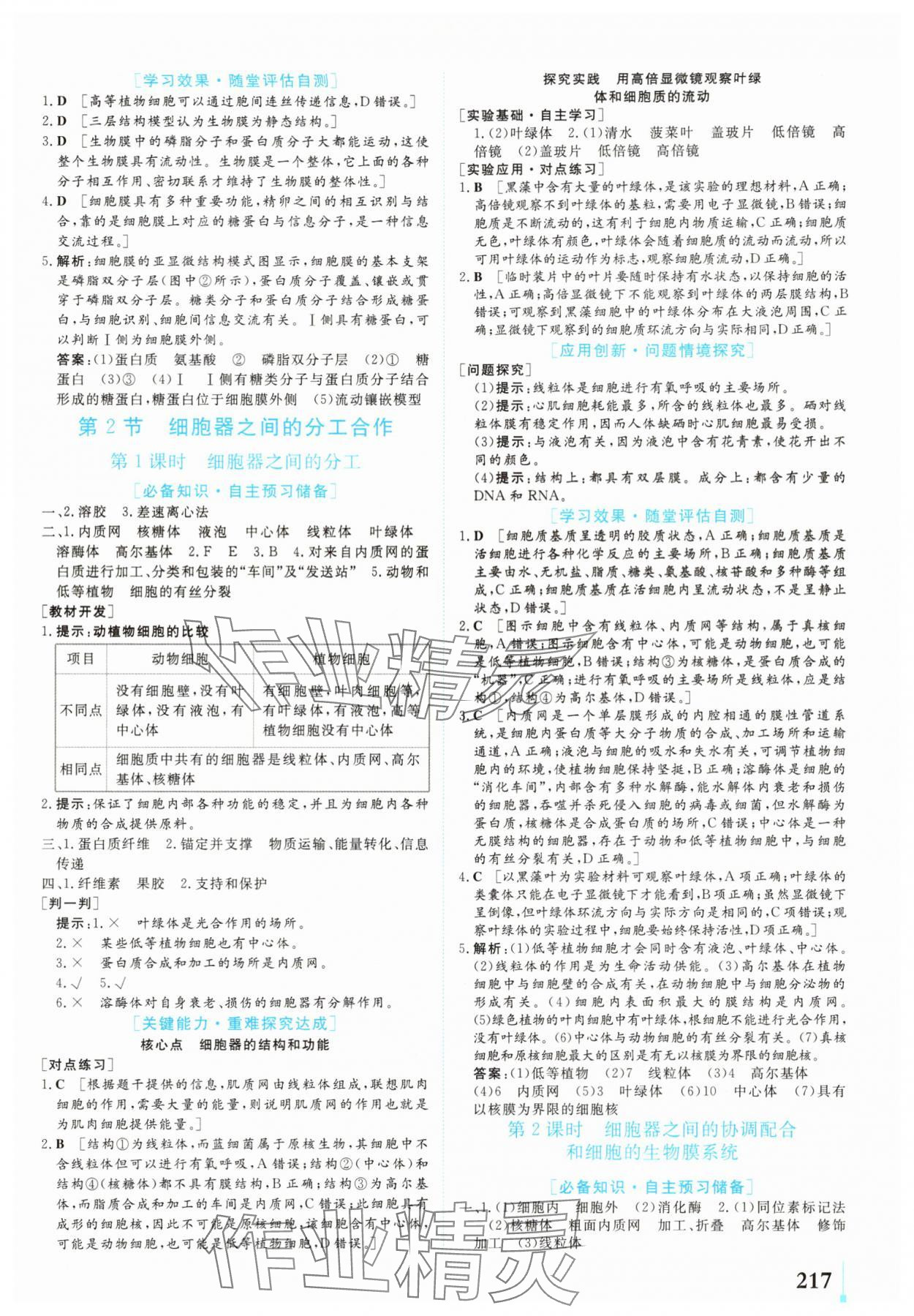 2025年学业质量模块测评高中生物必修1人教版 第7页