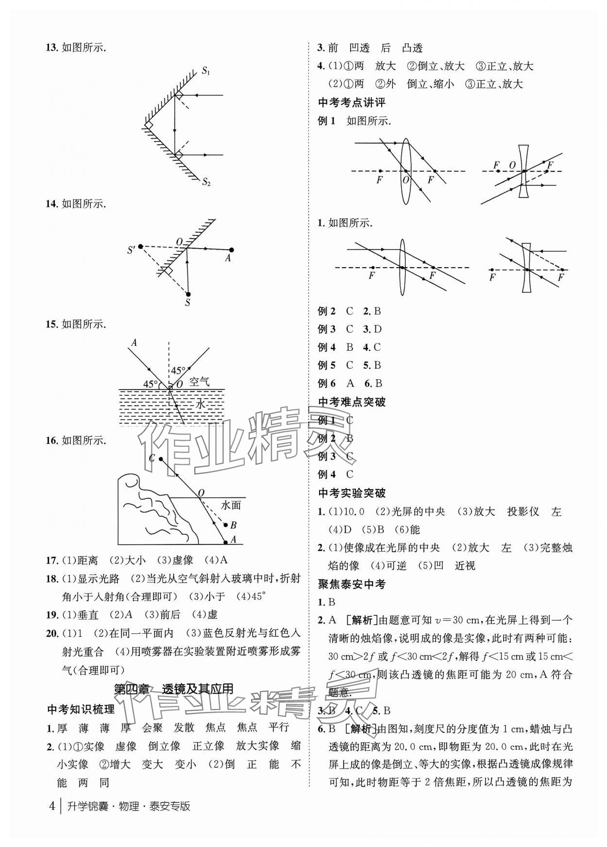 2024年升学锦囊物理泰安专版 第4页