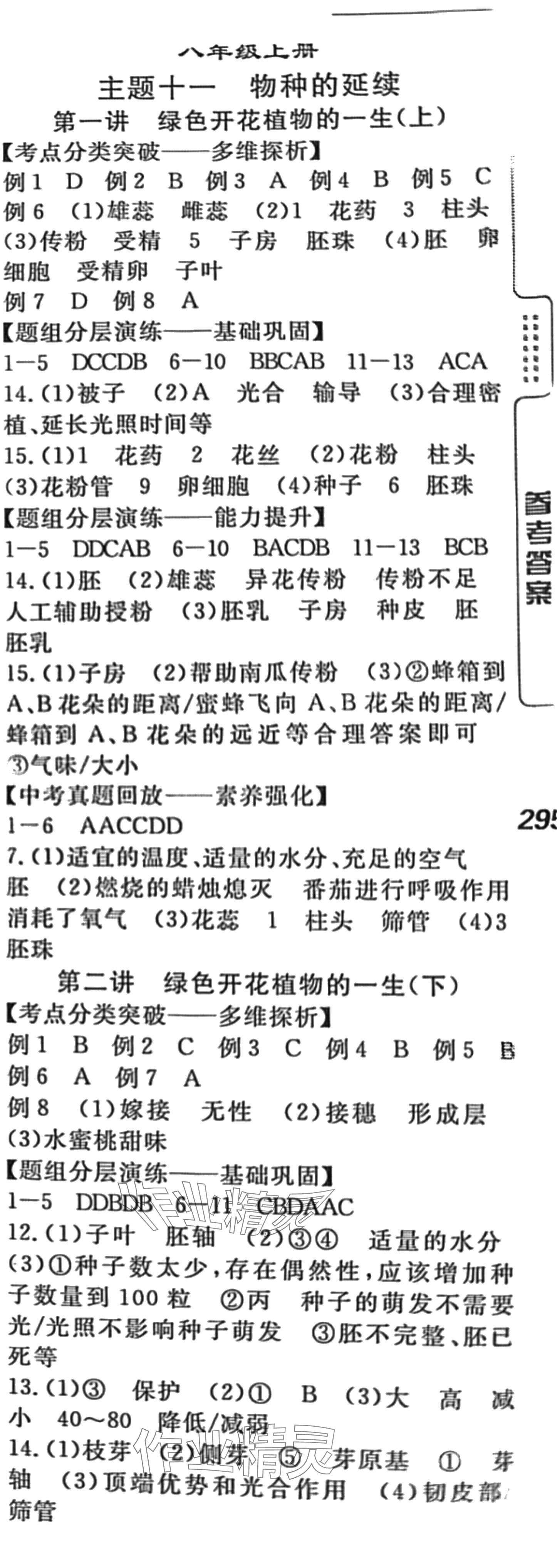 2024年自主學(xué)習(xí)中考總復(fù)習(xí)八年級生物濟南版 第1頁