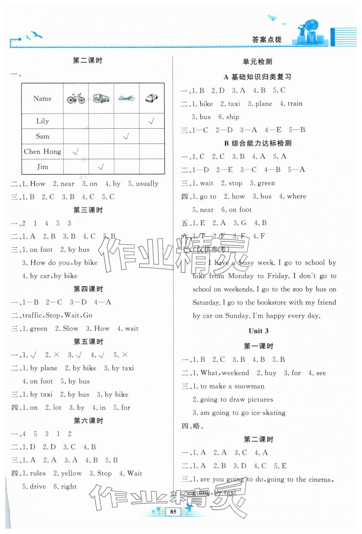 2025年阳光课堂金牌练习册六年级英语上册人教版 第2页