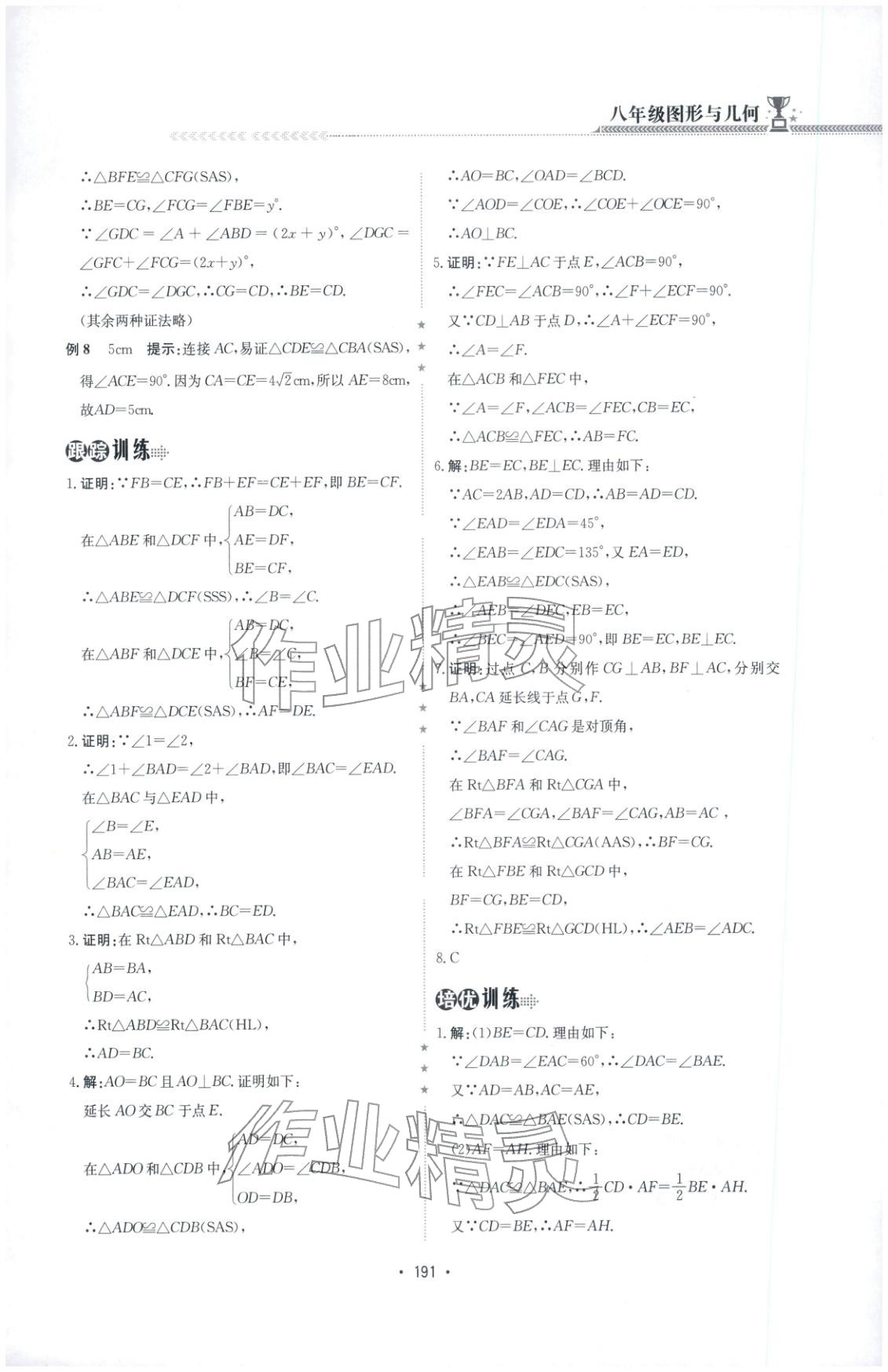 2025年啟東培優微專題八年級數學&nbsp;第5頁