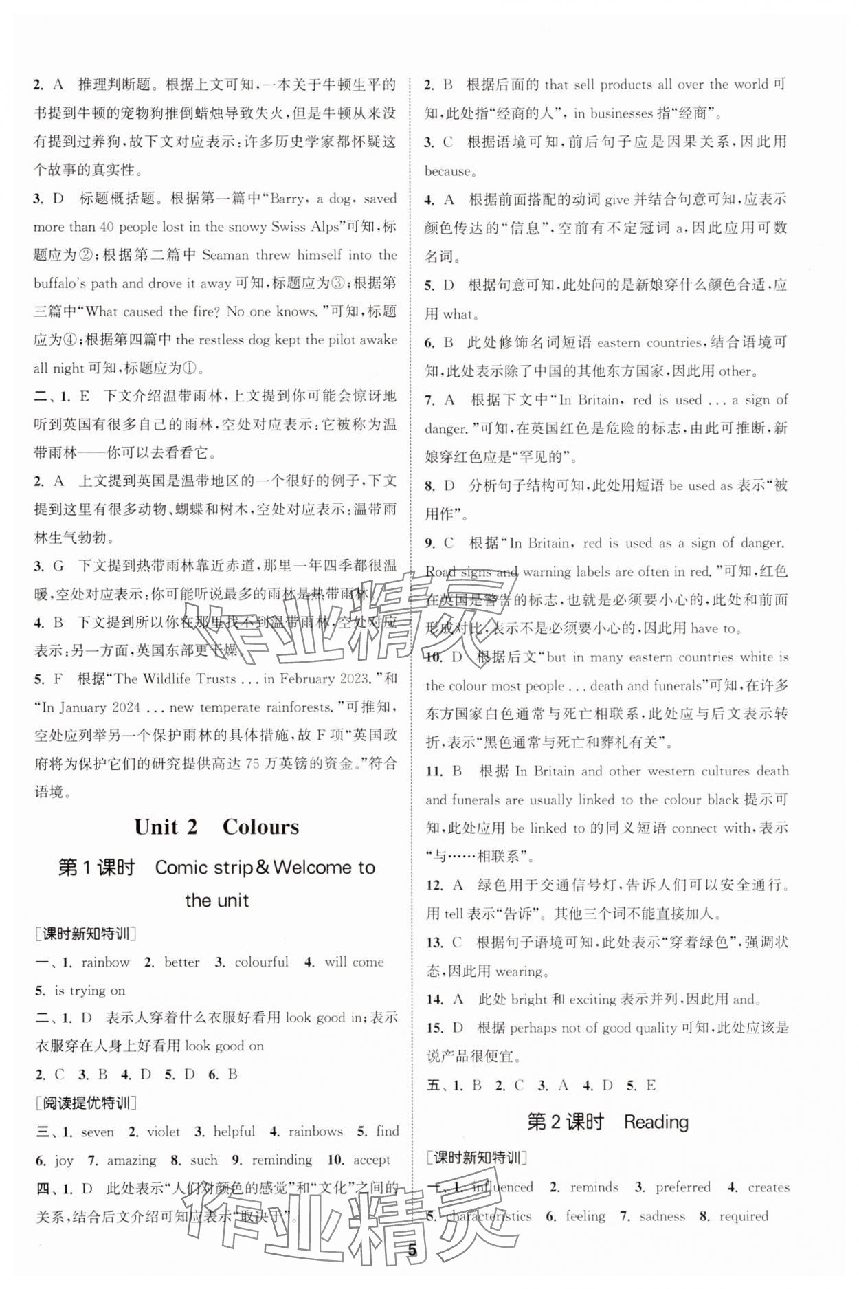 2025年拔尖特訓(xùn)九年級英語上冊譯林版 第5頁