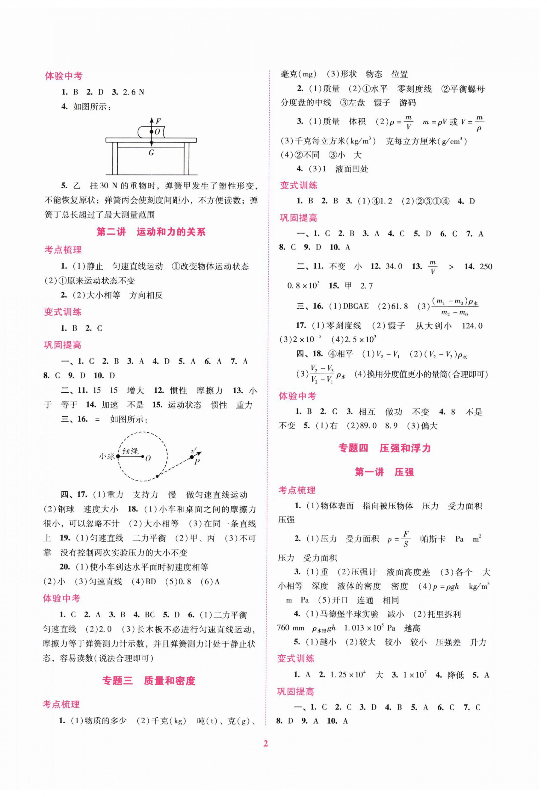 2024年中考總復(fù)習(xí)搶分計(jì)劃物理 第2頁(yè)