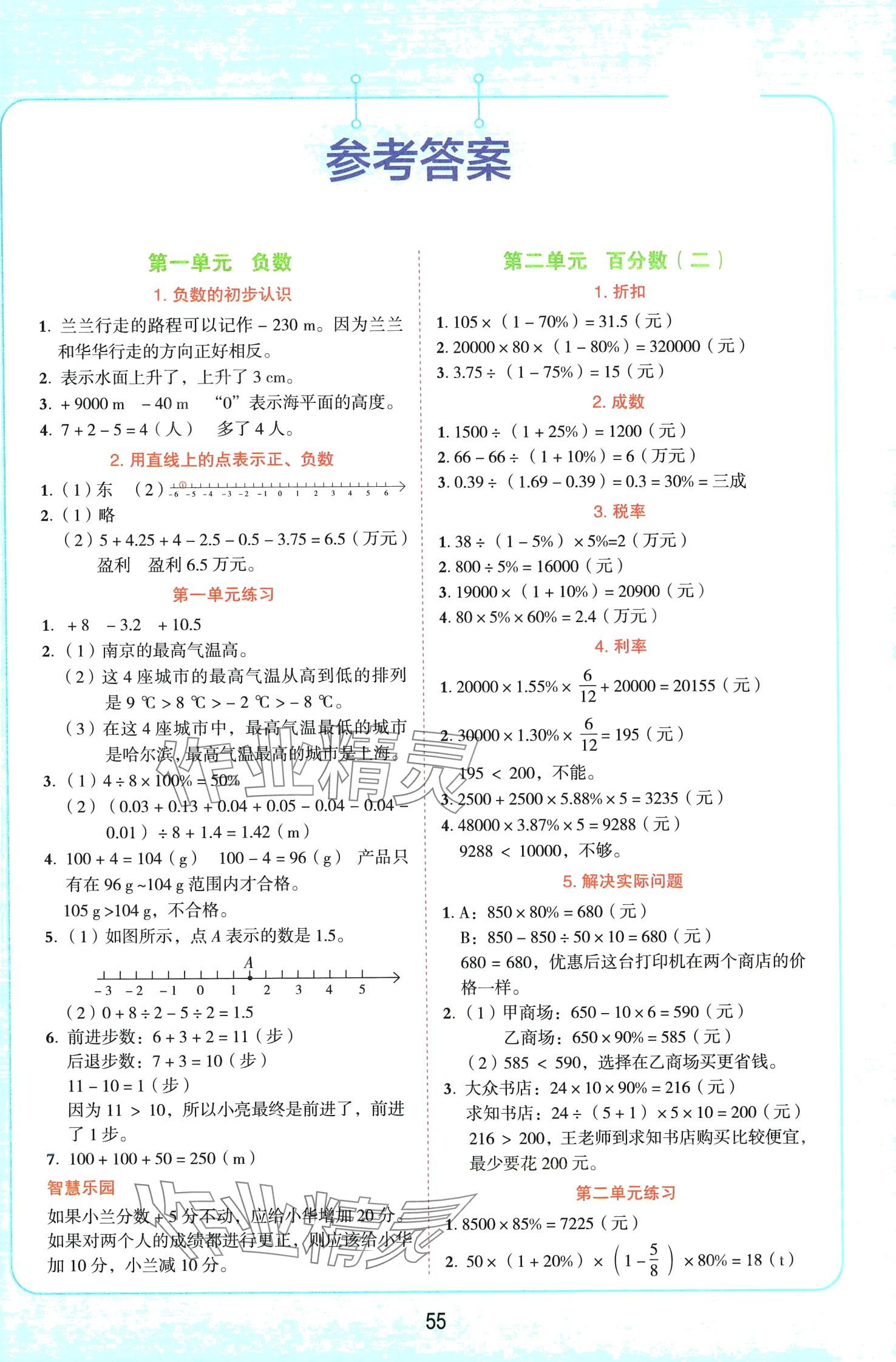 2024年易錯(cuò)題應(yīng)用題六年級數(shù)學(xué)下冊人教版 第1頁