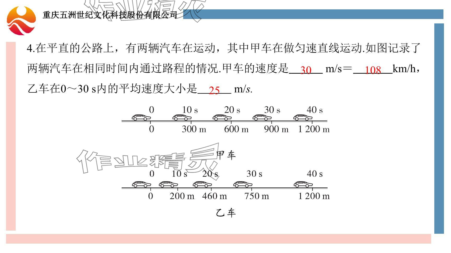 2024年重慶市中考試題分析與復(fù)習(xí)指導(dǎo)物理 參考答案第21頁