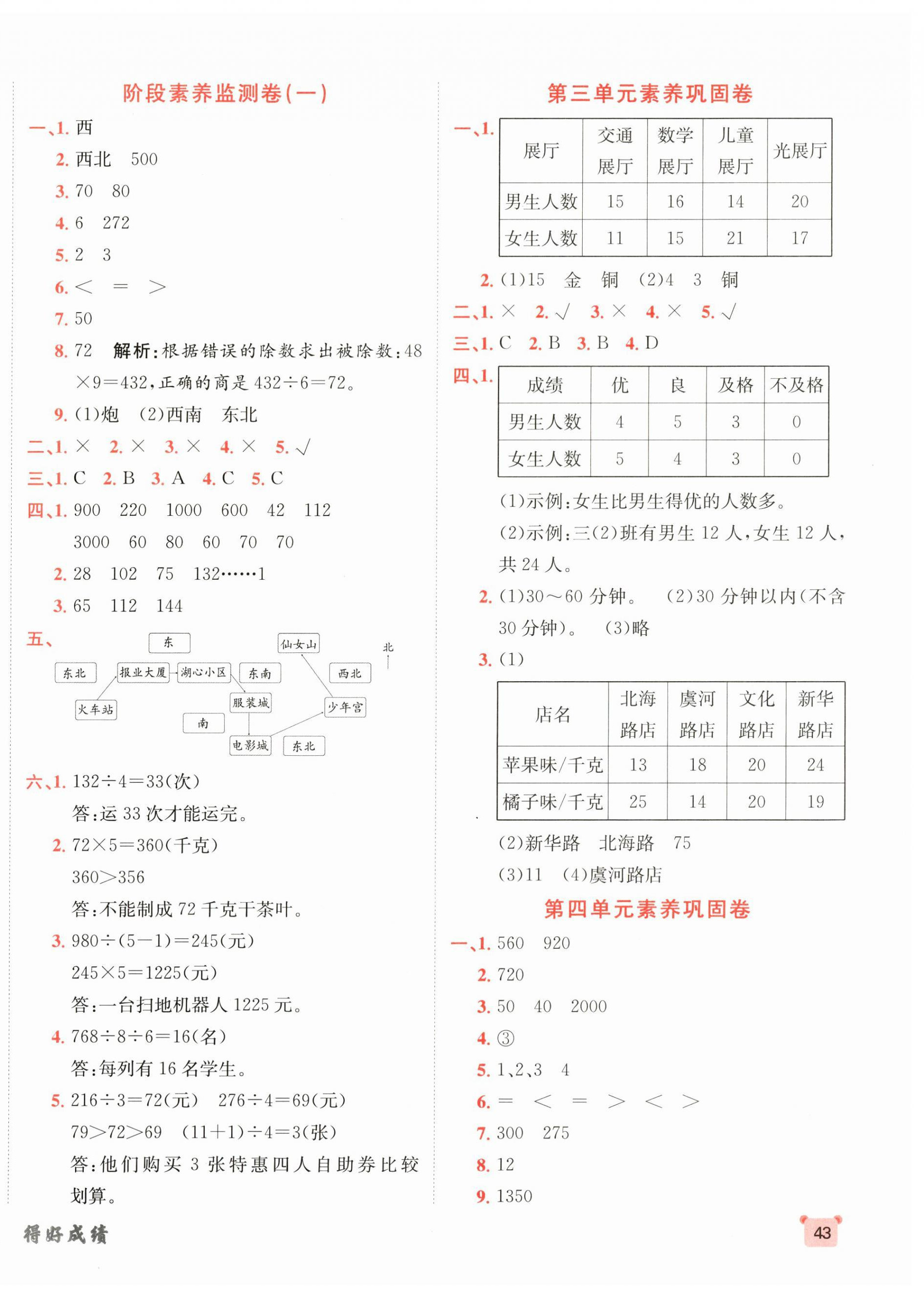 2025年神龙牛皮卷海淀考王三年级数学下册人教版 第2页