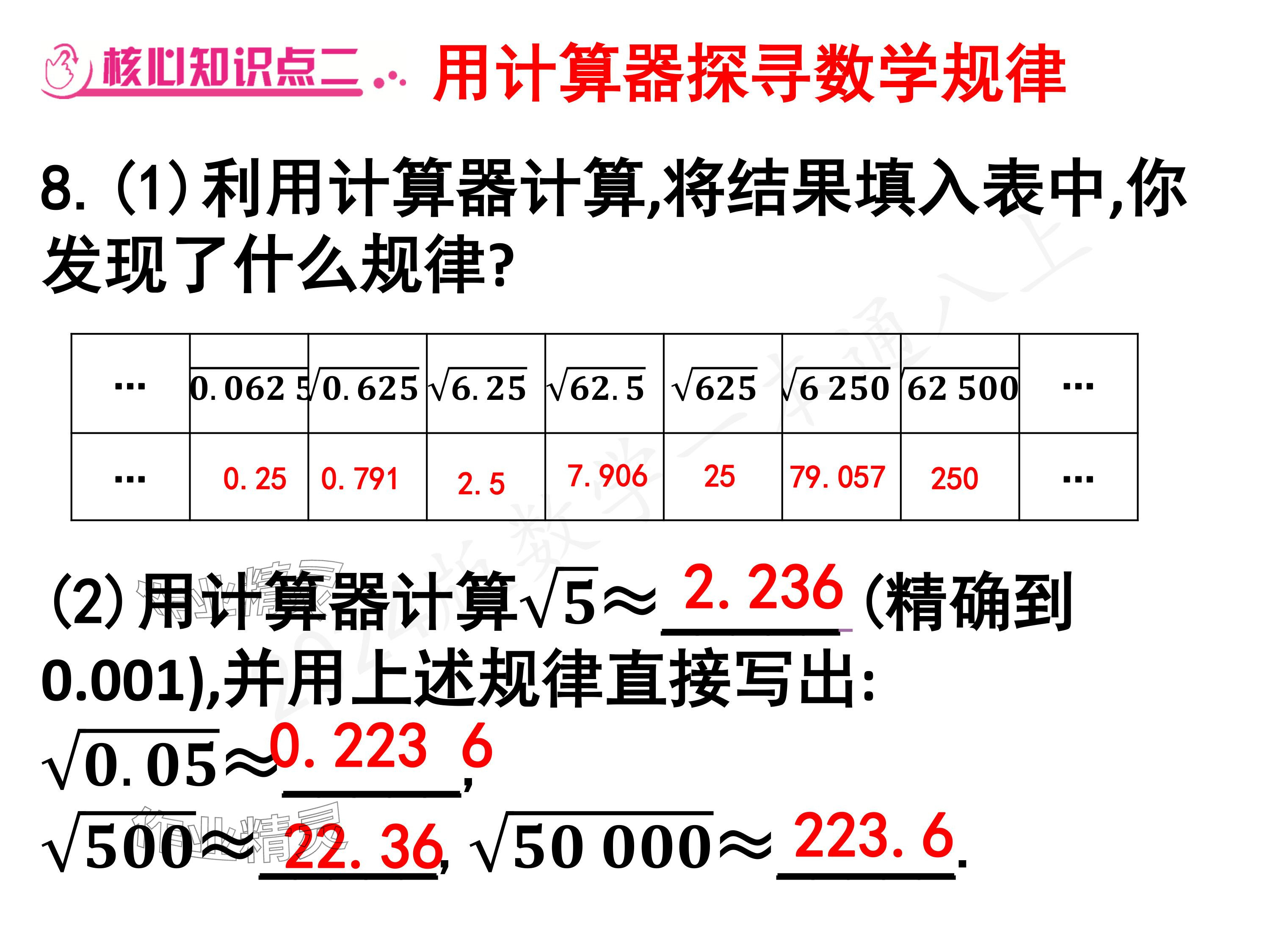 2024年一本通武漢出版社八年級數(shù)學(xué)上冊北師大版核心板 參考答案第74頁