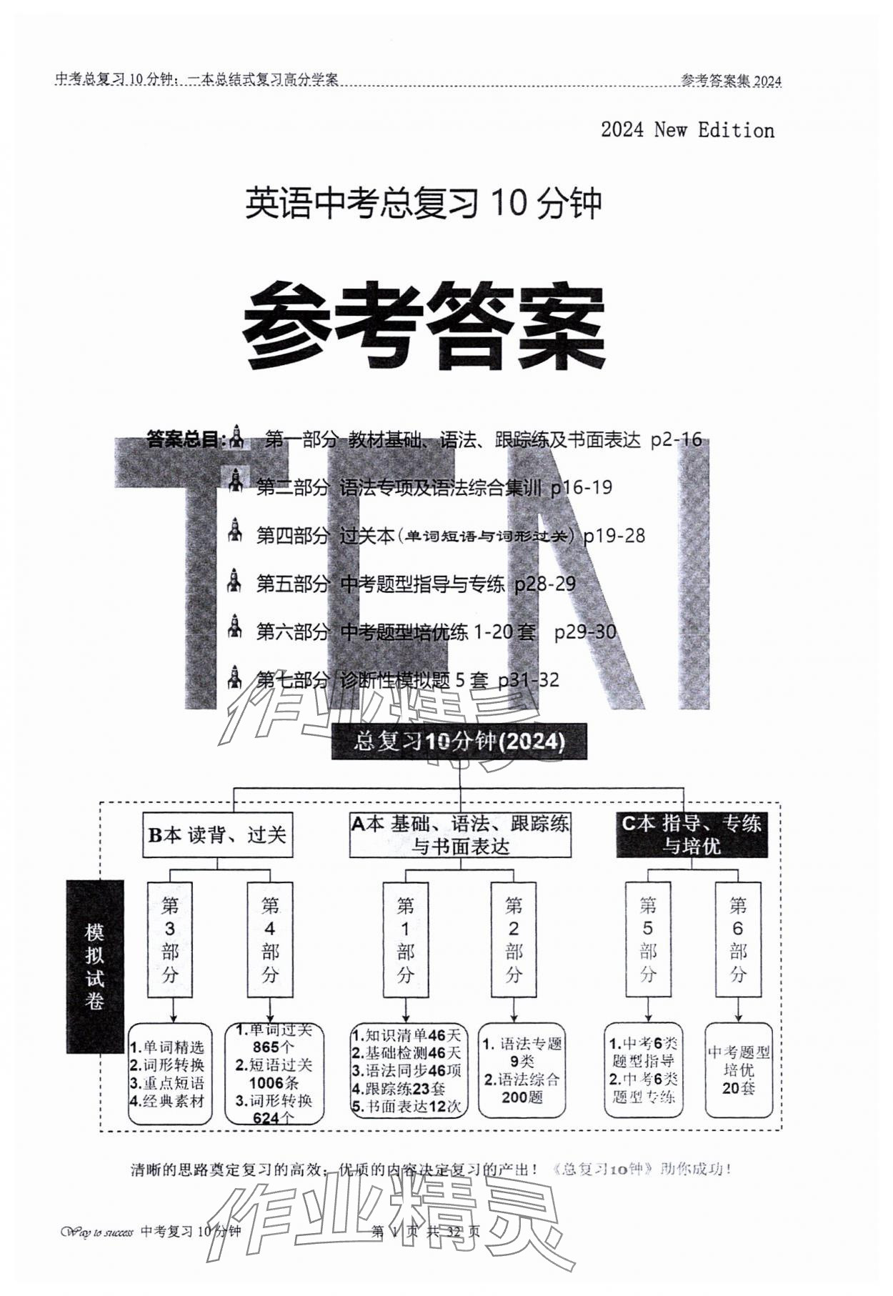 2024年中考总复习10分钟英语深圳专版 第1页