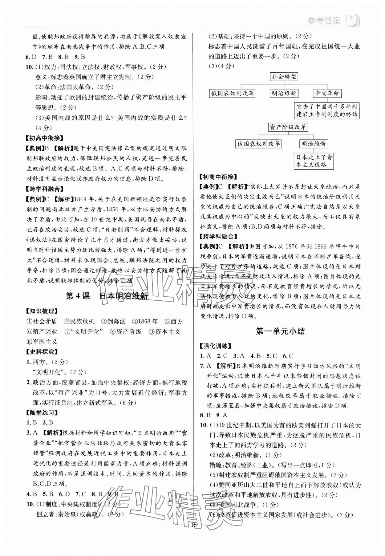 2023年廣東名師講練通九年級(jí)歷史全一冊(cè)人教版深圳專版 第15頁