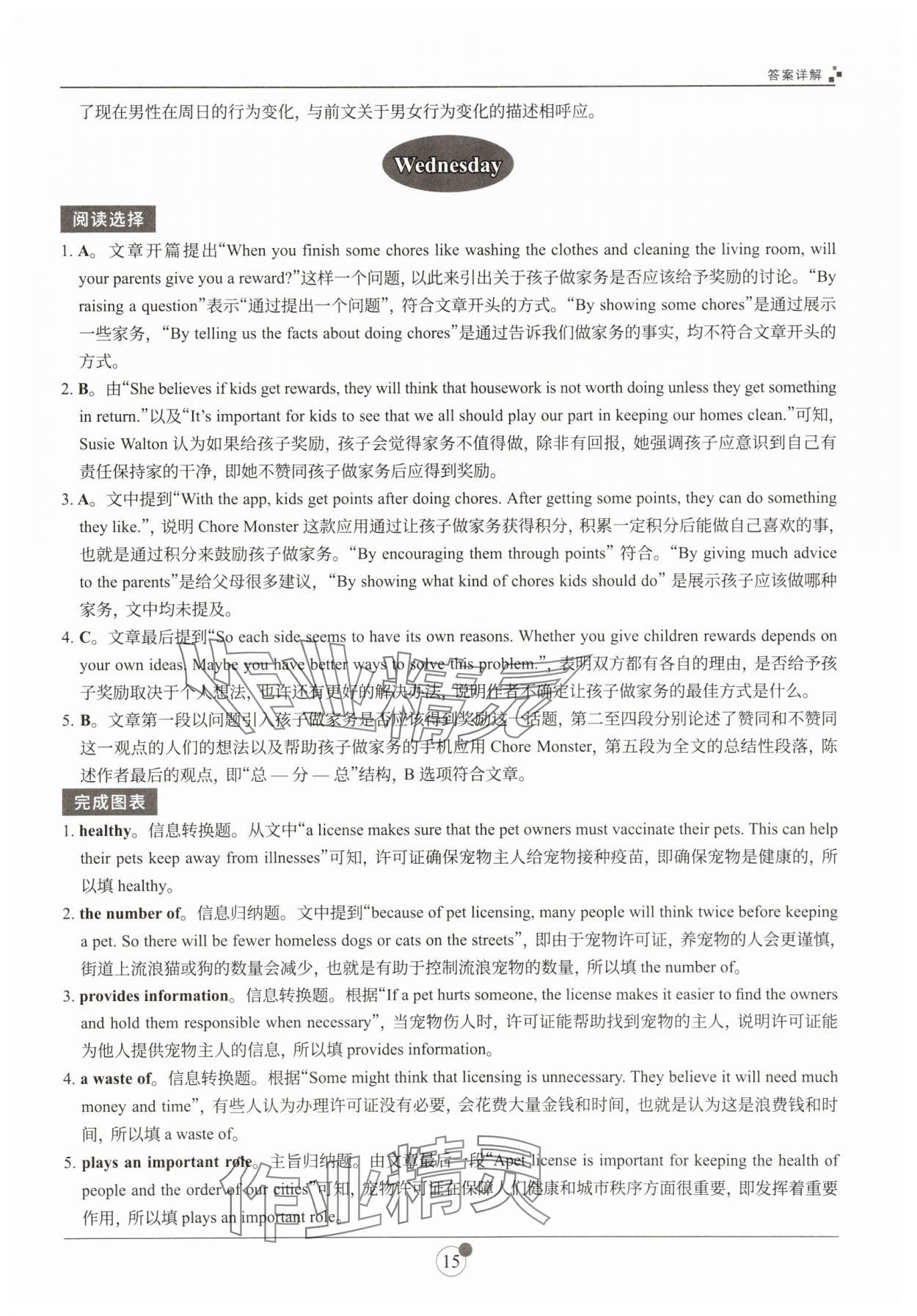 2025年B卷狂練八年級英語下冊人教版 參考答案第15頁