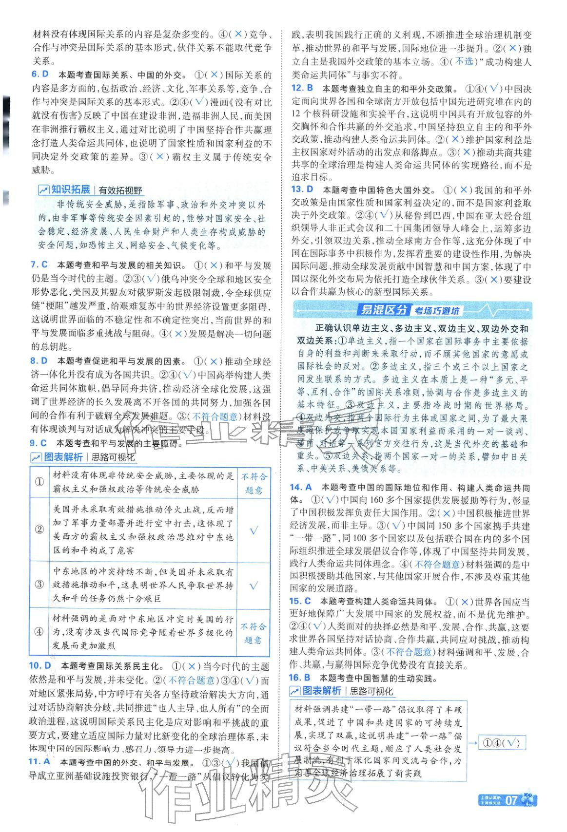 2025年金考卷名師名題單元雙測(cè)卷高中道德與法治選擇性必修第一冊(cè)人教版&nbsp;第7頁