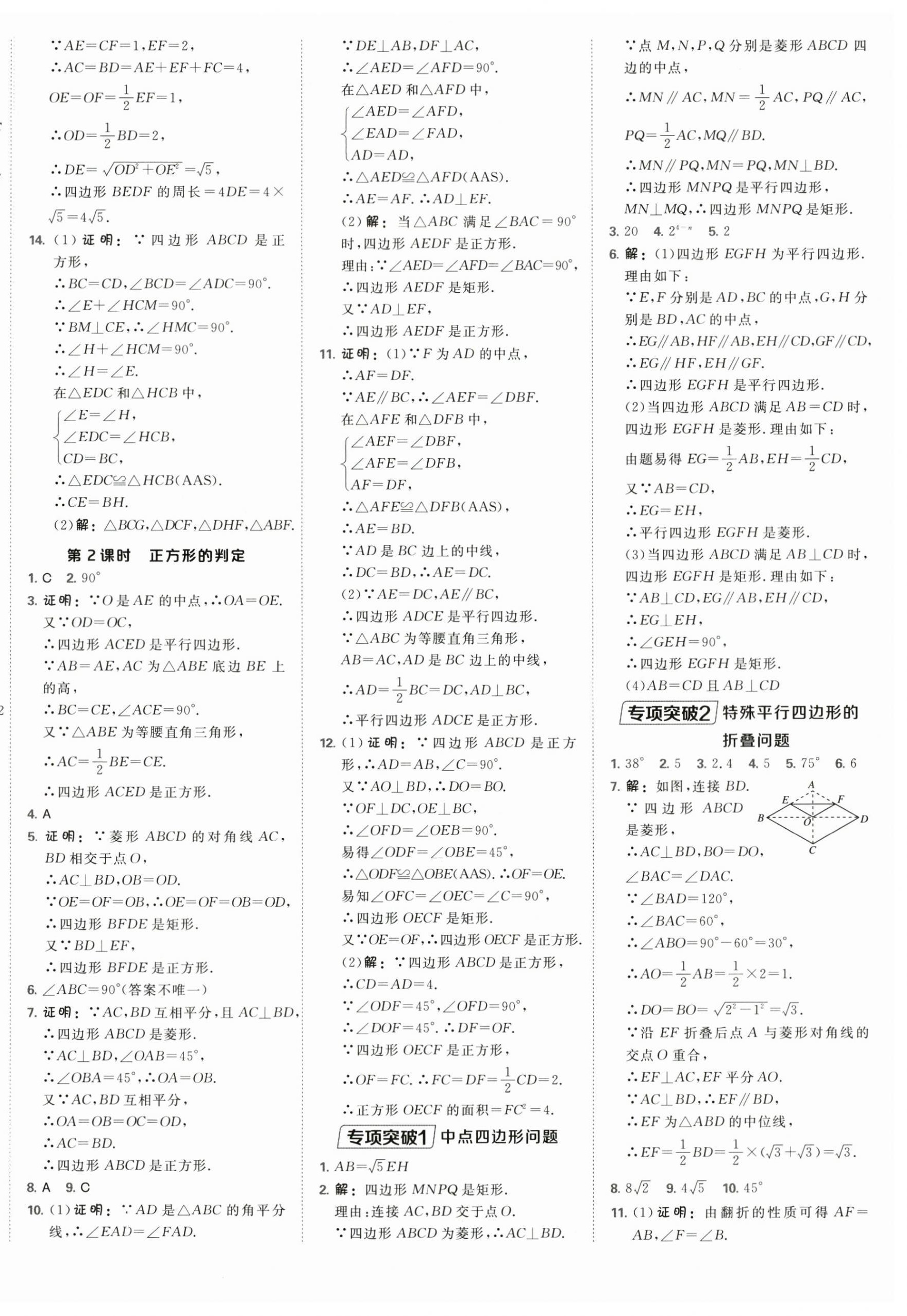 2025年点拨训练九年级数学上册北师大版 第4页