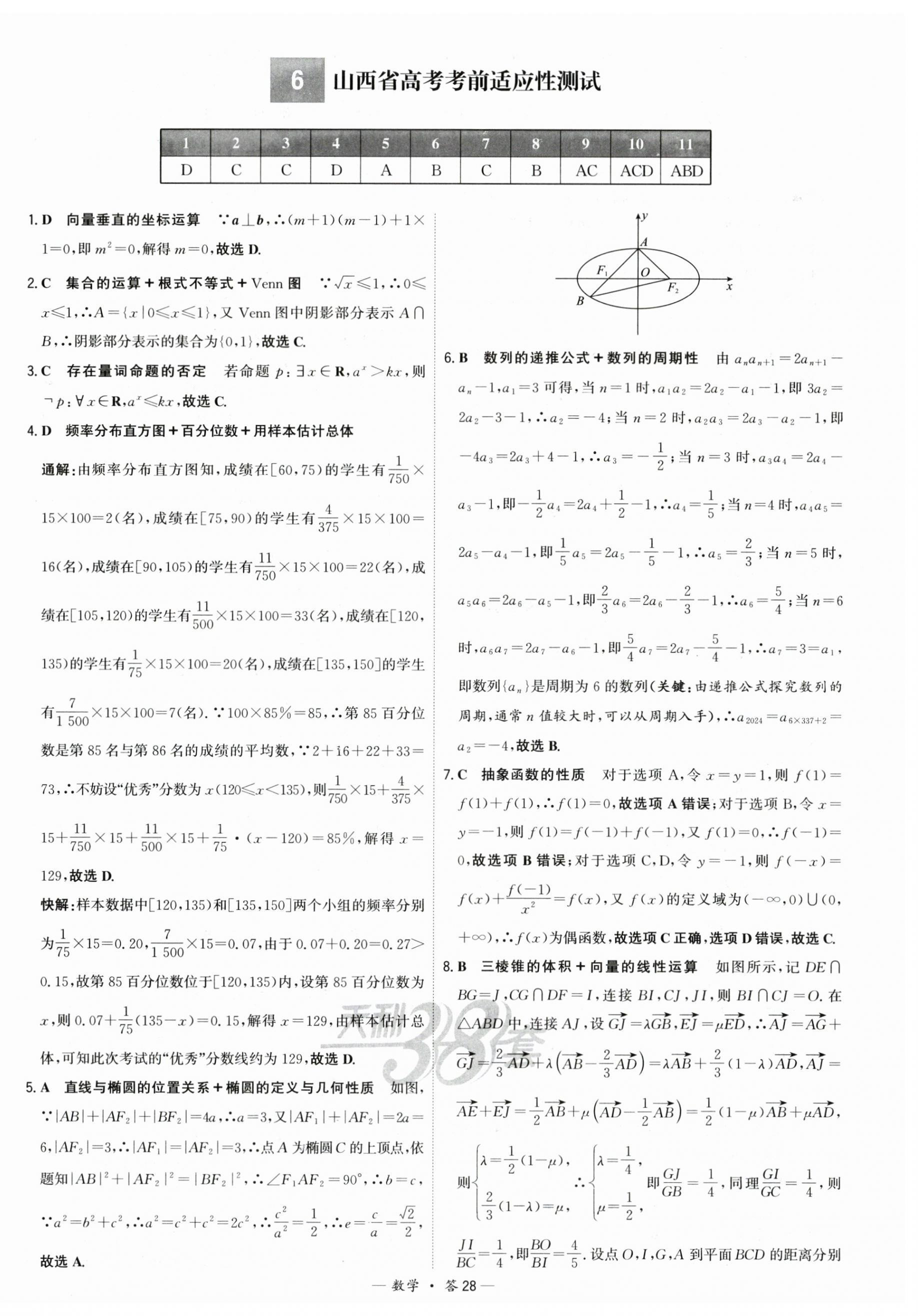 2025年高考模擬試題匯編高中數(shù)學(xué) 第28頁